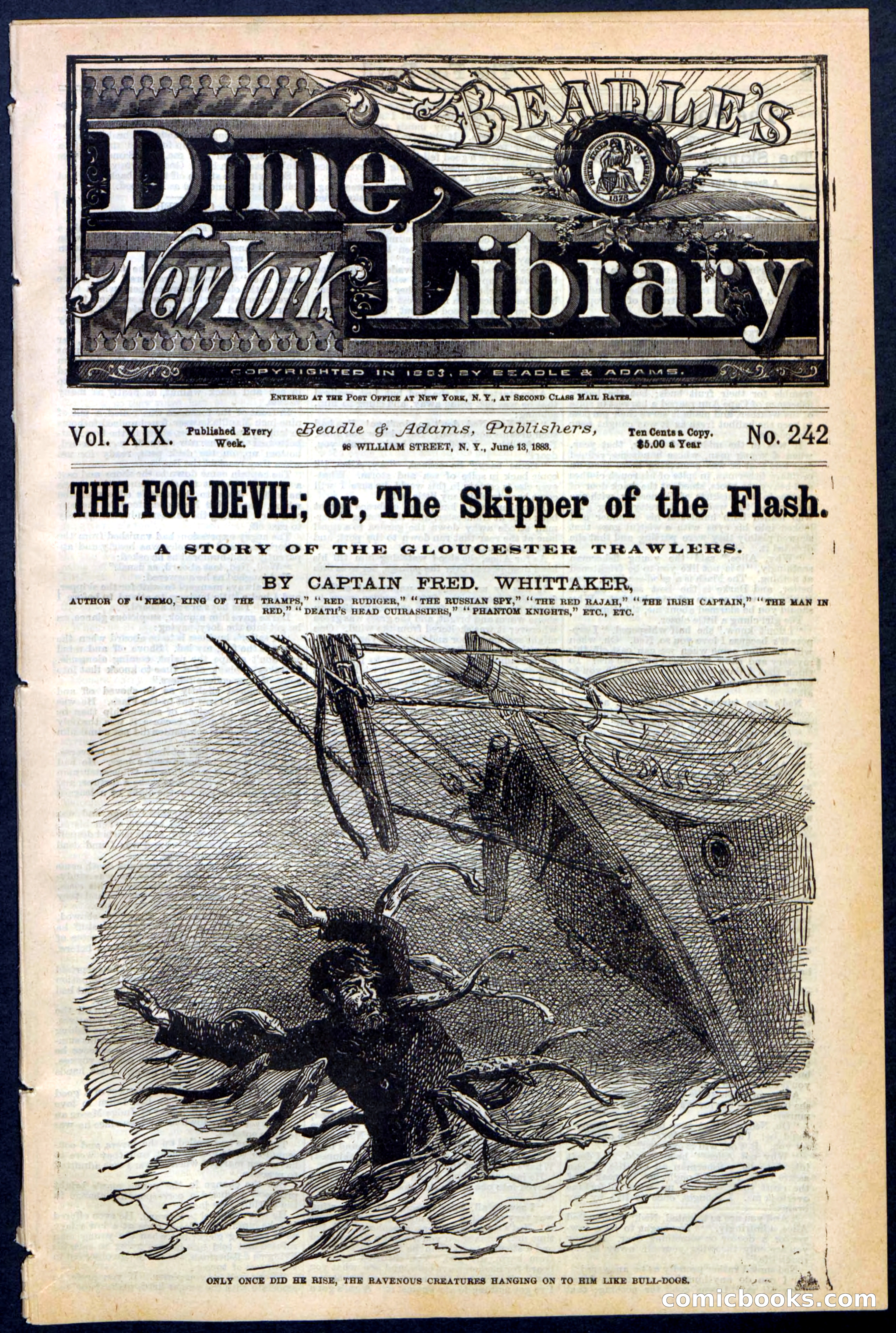 Beadle's New York Dime Library, No. 242 — page 1 of 32