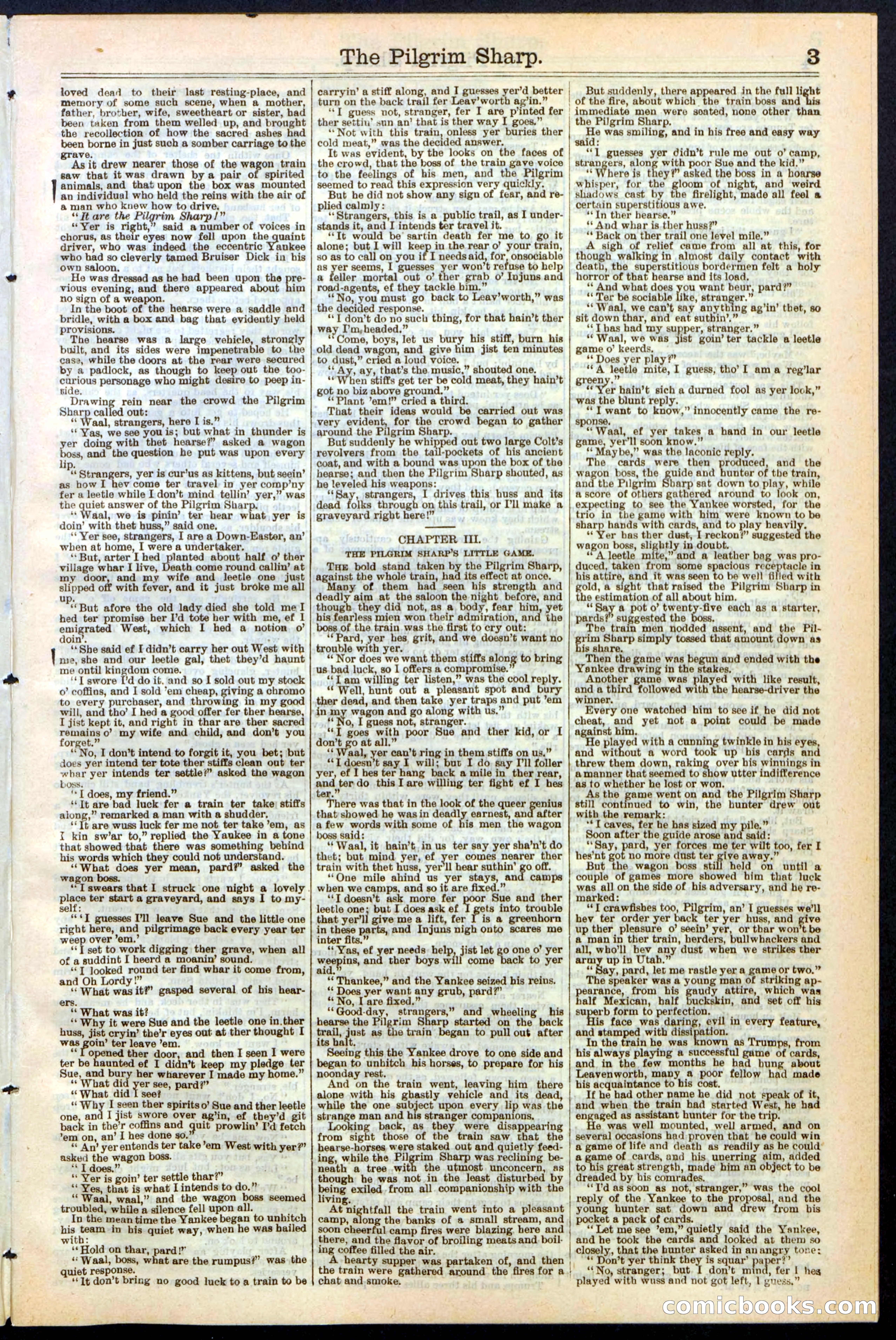 Beadle's New York Dime Library No. 243 — page 3 of 32