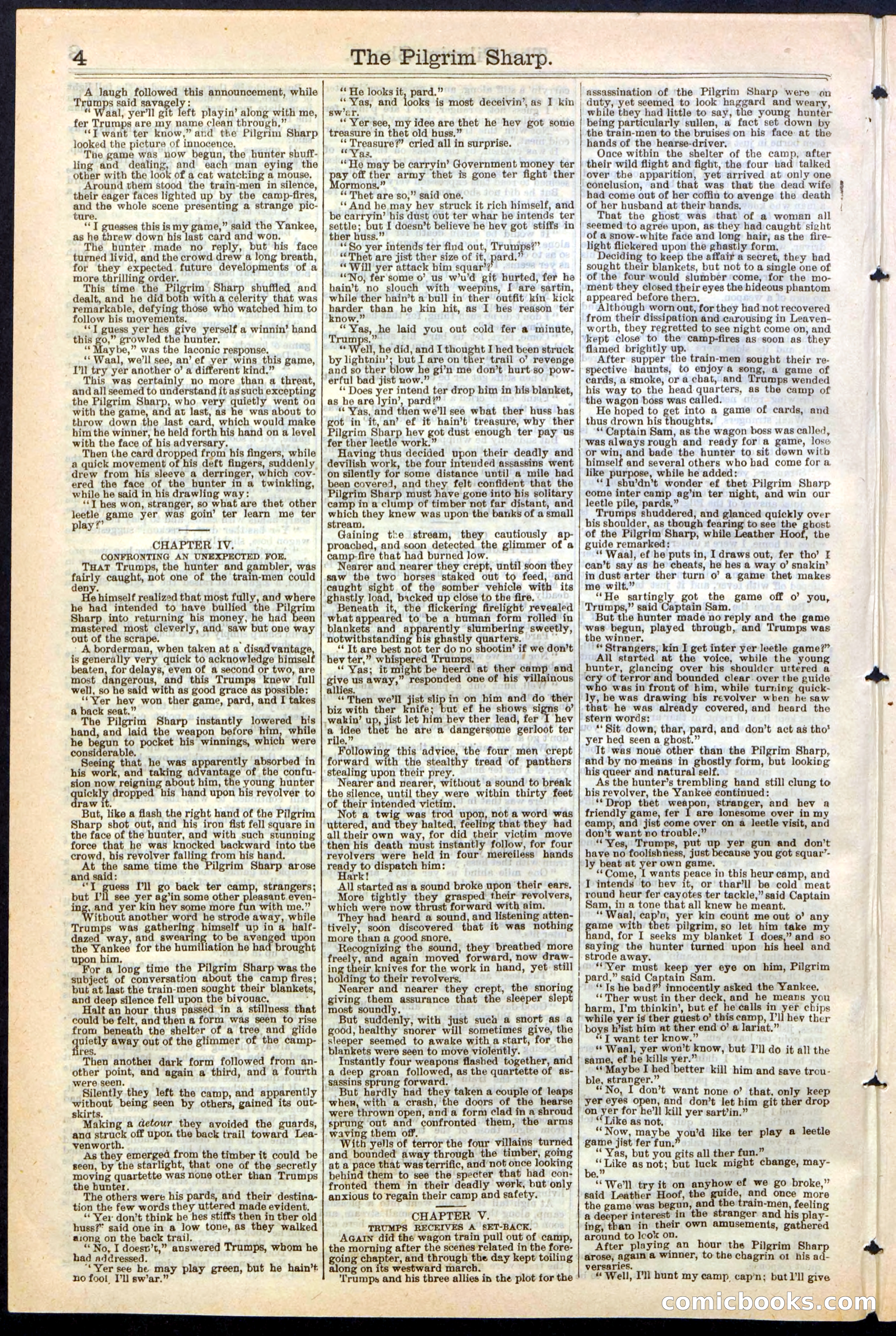 Beadle's New York Dime Library No. 243 — page 4 of 32