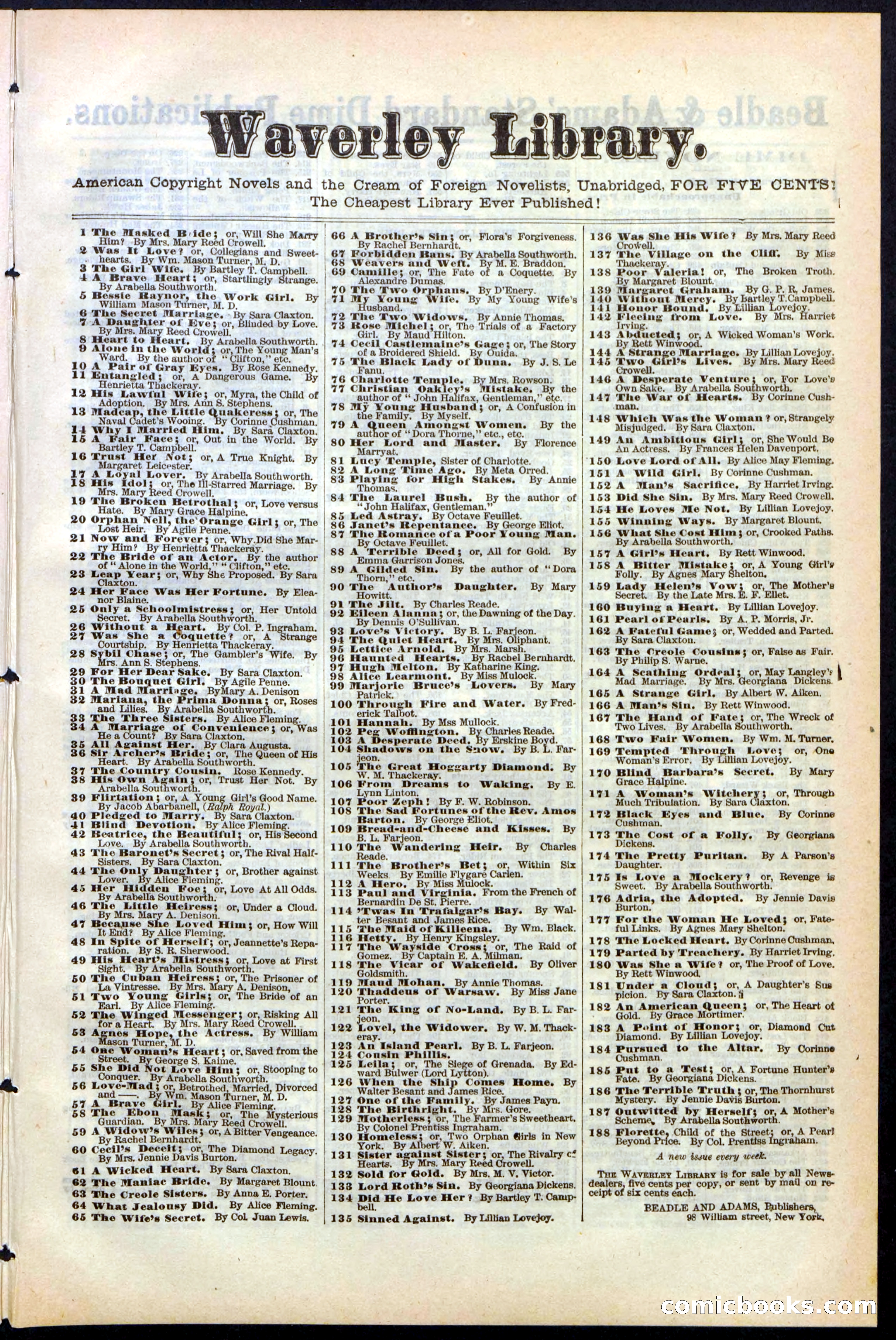 Beadle's New York Dime Library No. 243 — page 29 of 32
