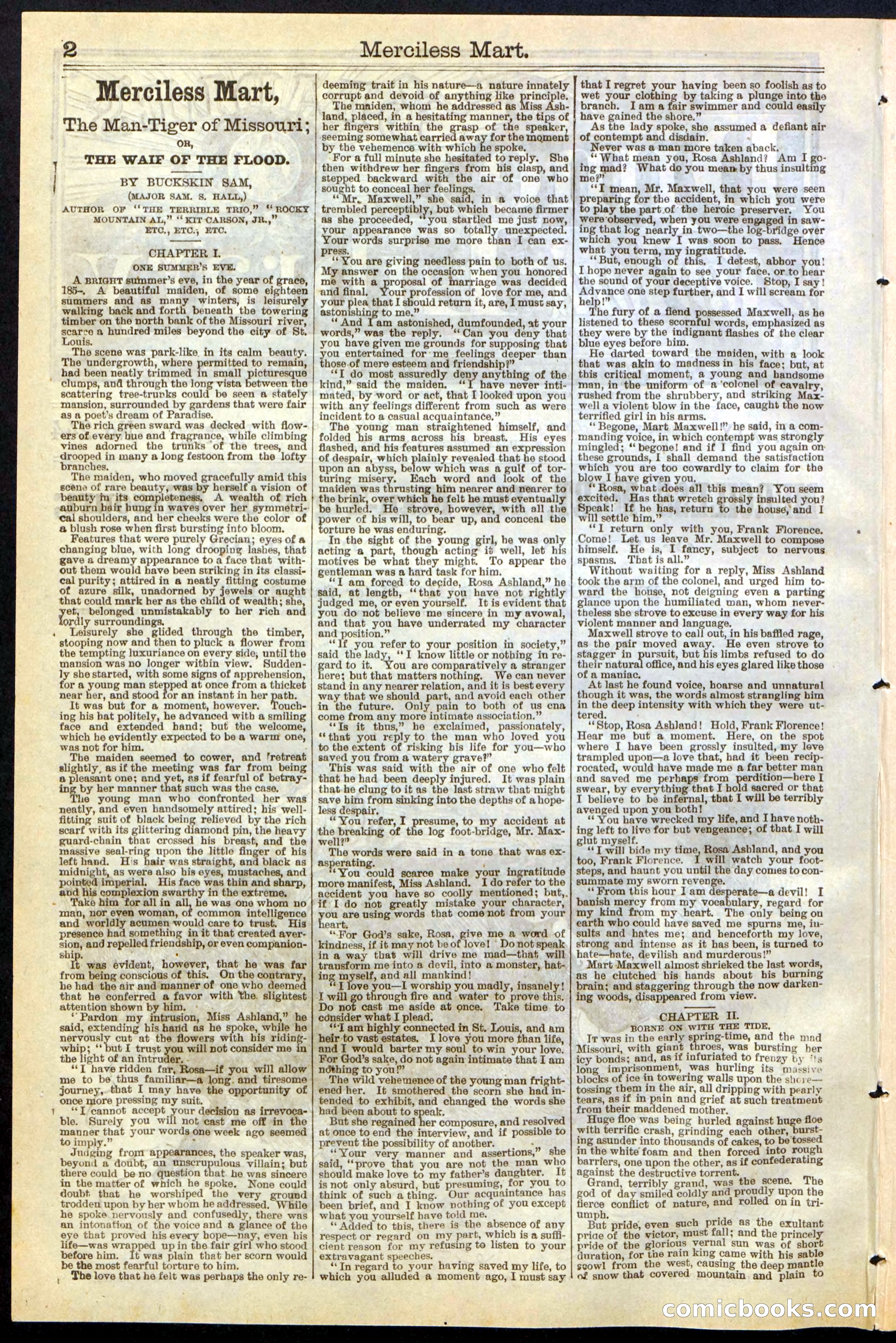 Beadle's New York Dime Library, No. 244 — page 2 of 24