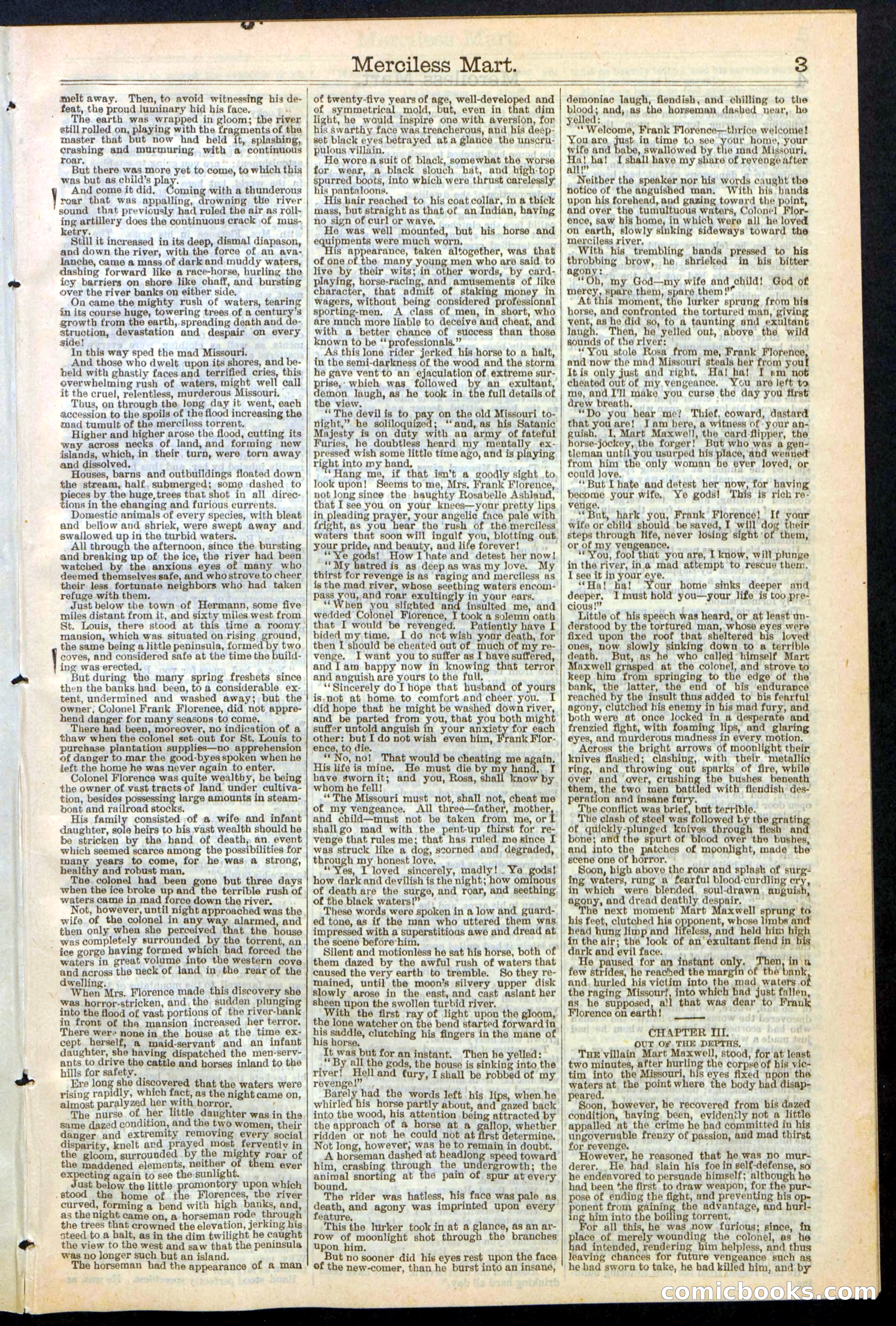 Beadle's New York Dime Library, No. 244 — page 3 of 24