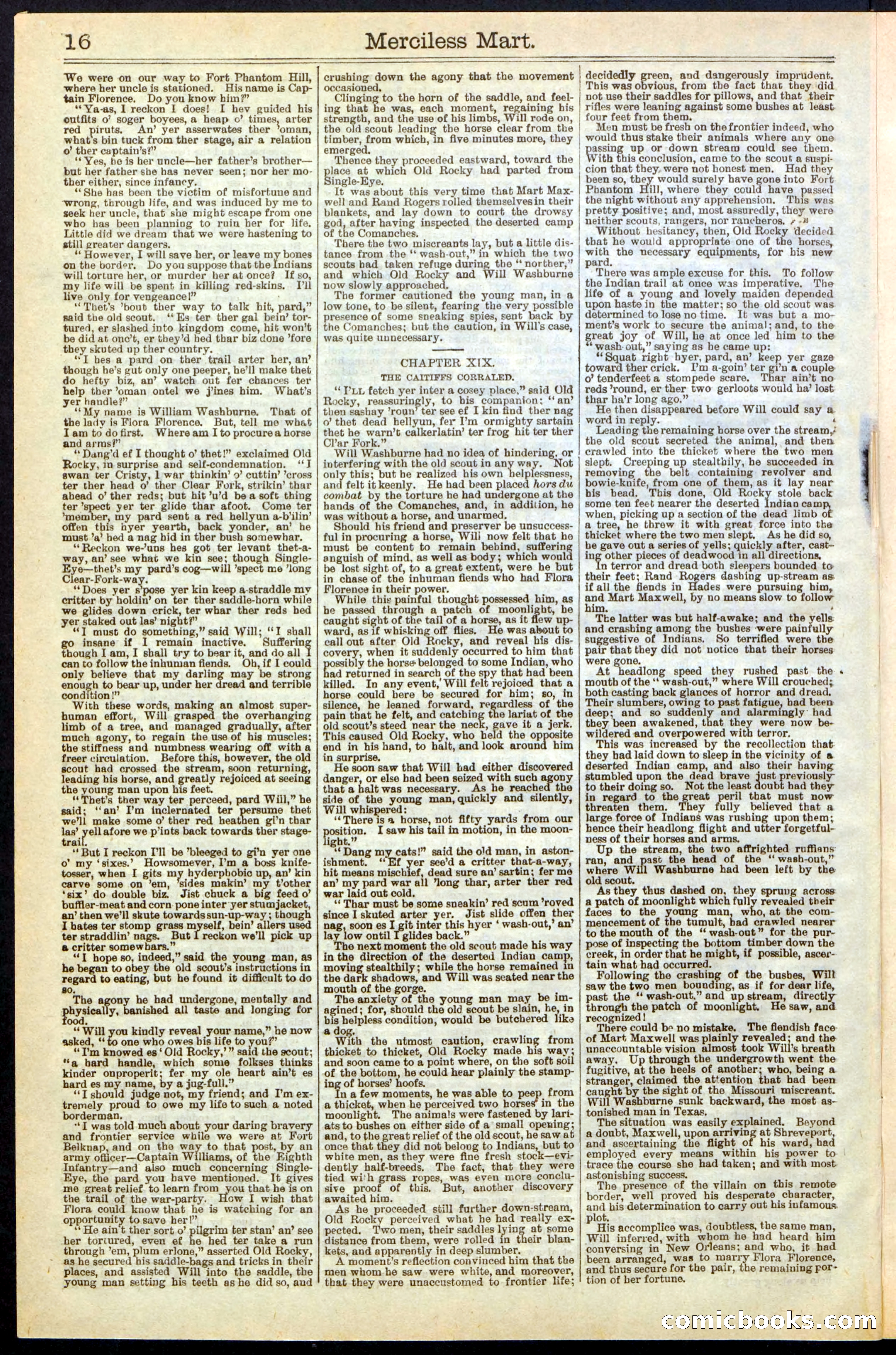 Beadle's New York Dime Library, No. 244 — page 16 of 24