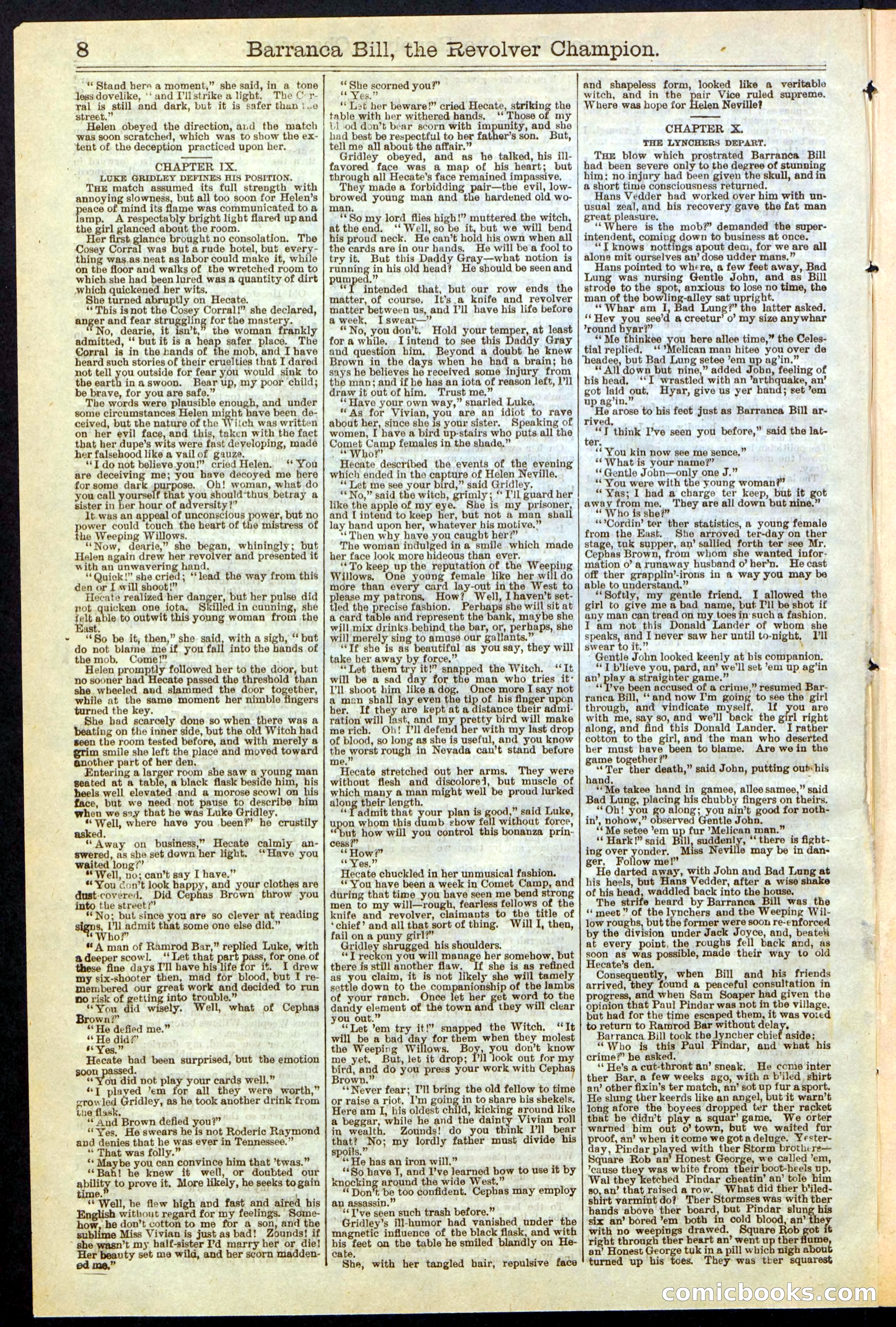 Beadle's New York Dime Library No. 245 — page 8 of 32