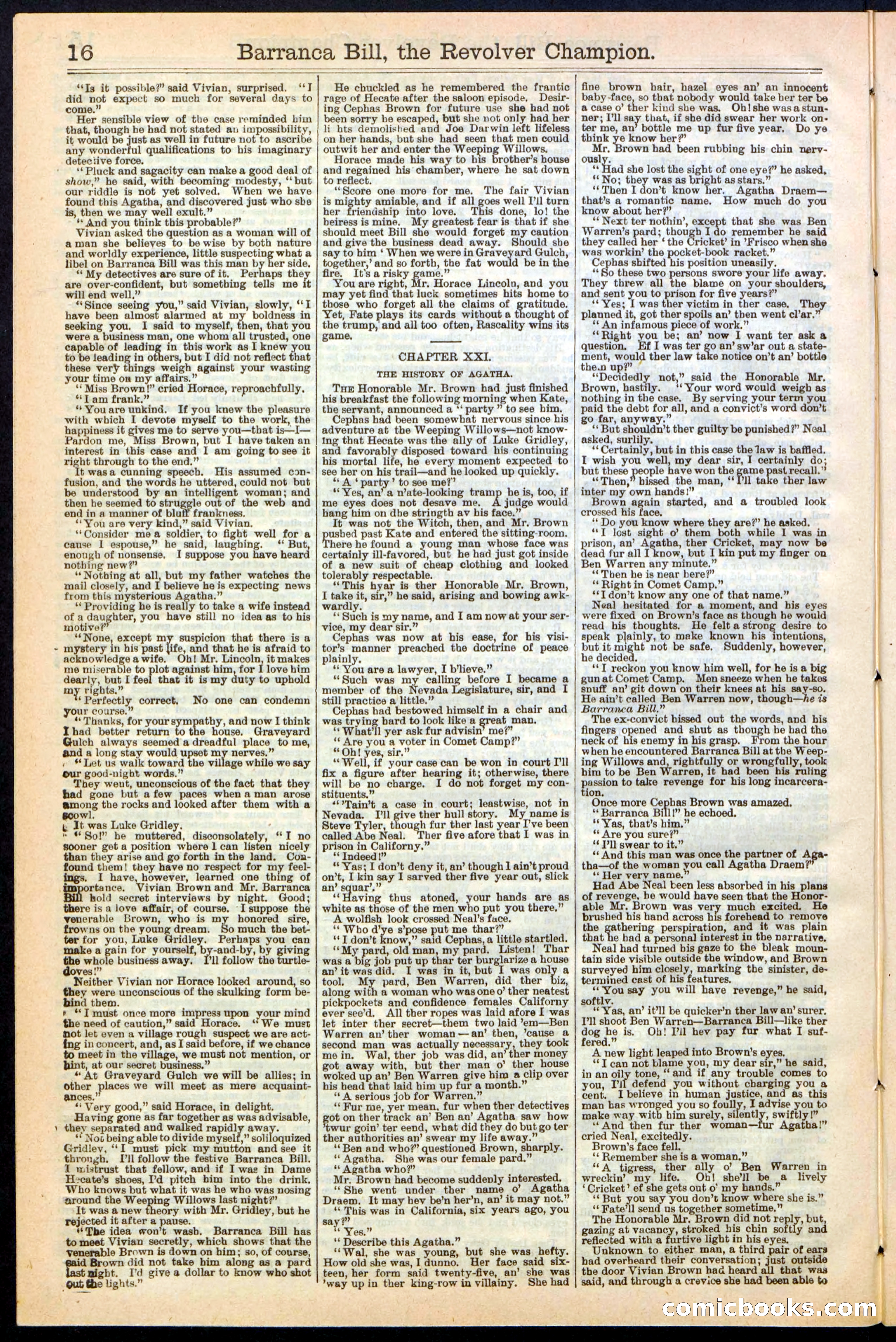 Beadle's New York Dime Library No. 245 — page 16 of 32