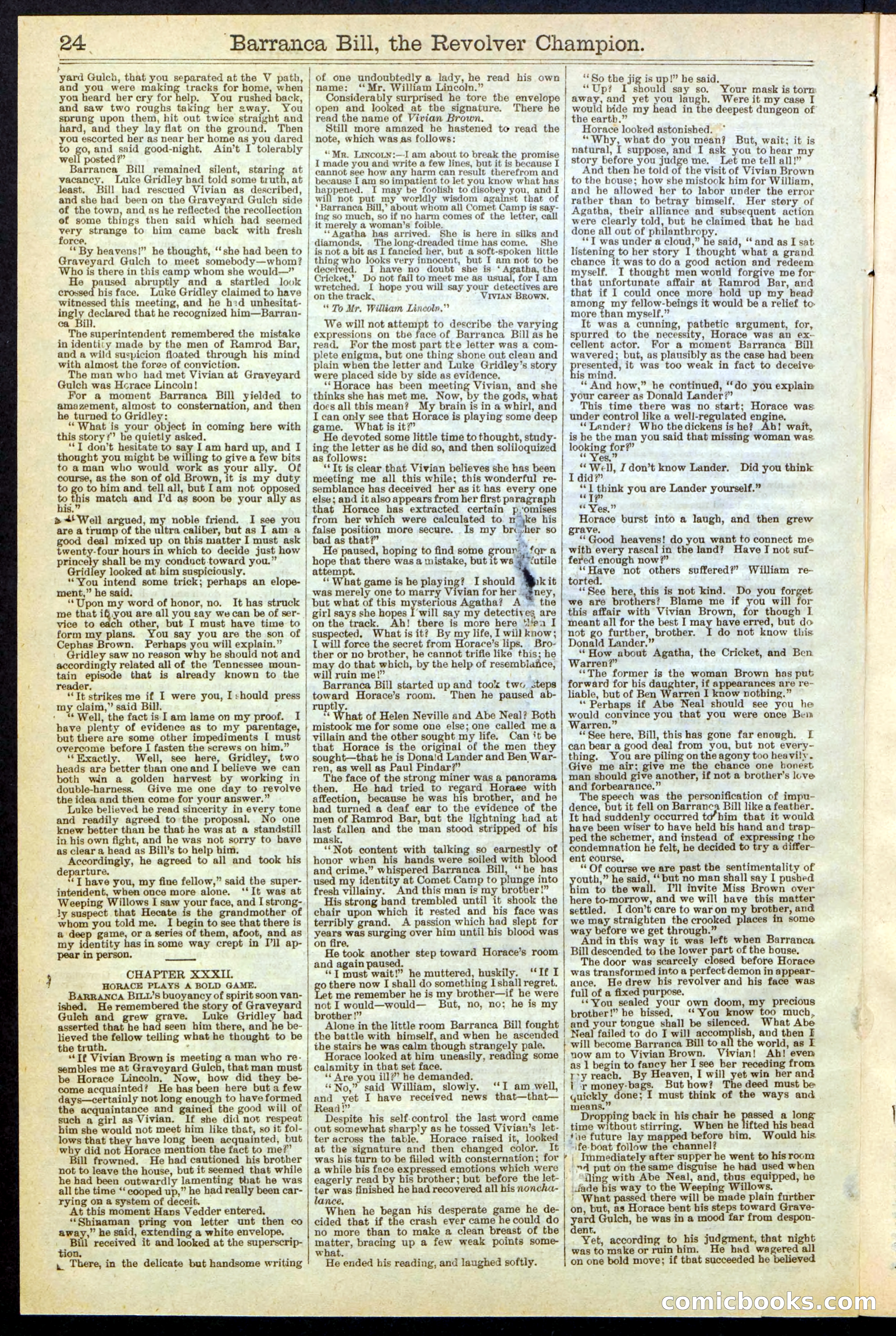 Beadle's New York Dime Library No. 245 — page 24 of 32