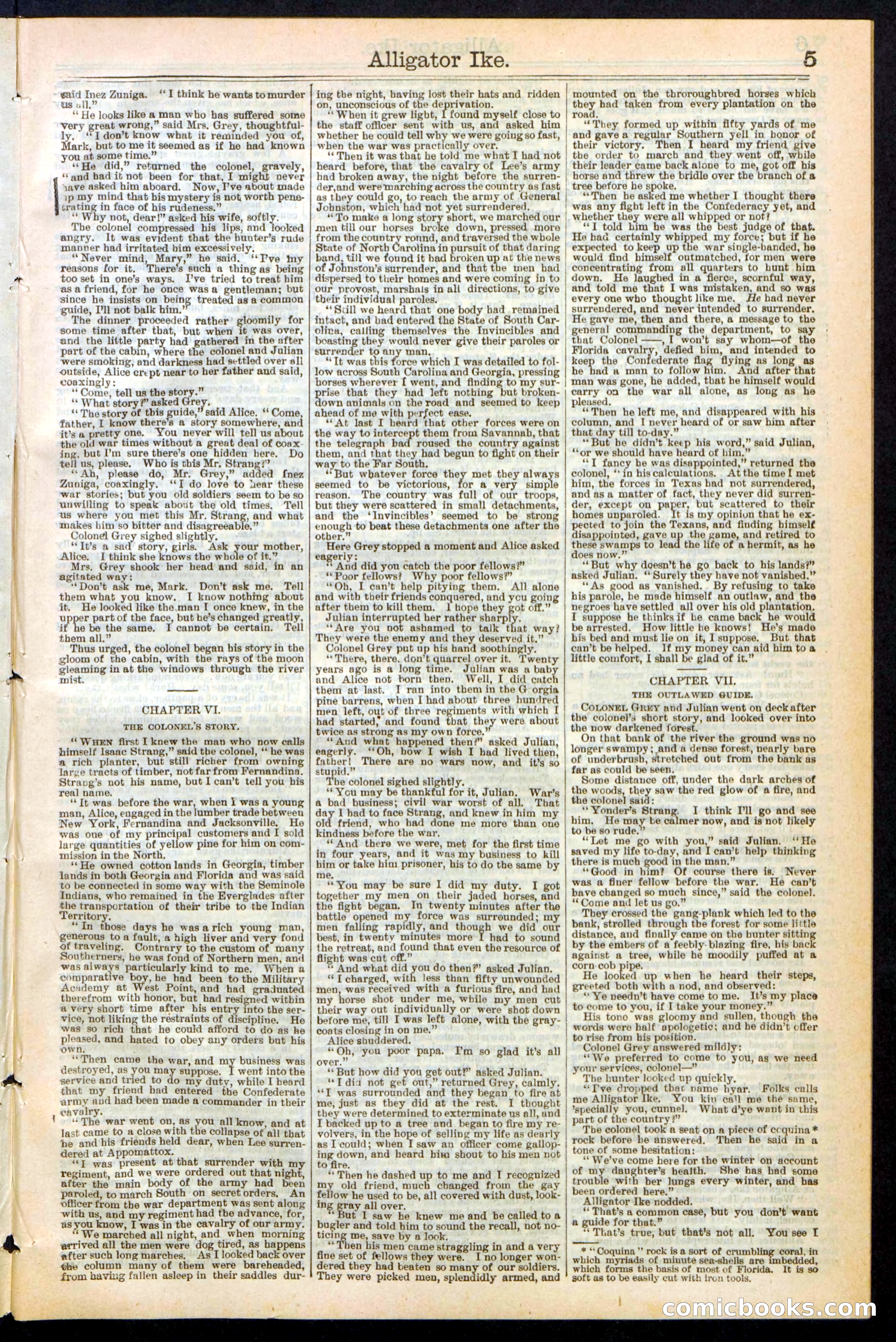 Beadle's Dime Library No. 247 — page 5 of 32