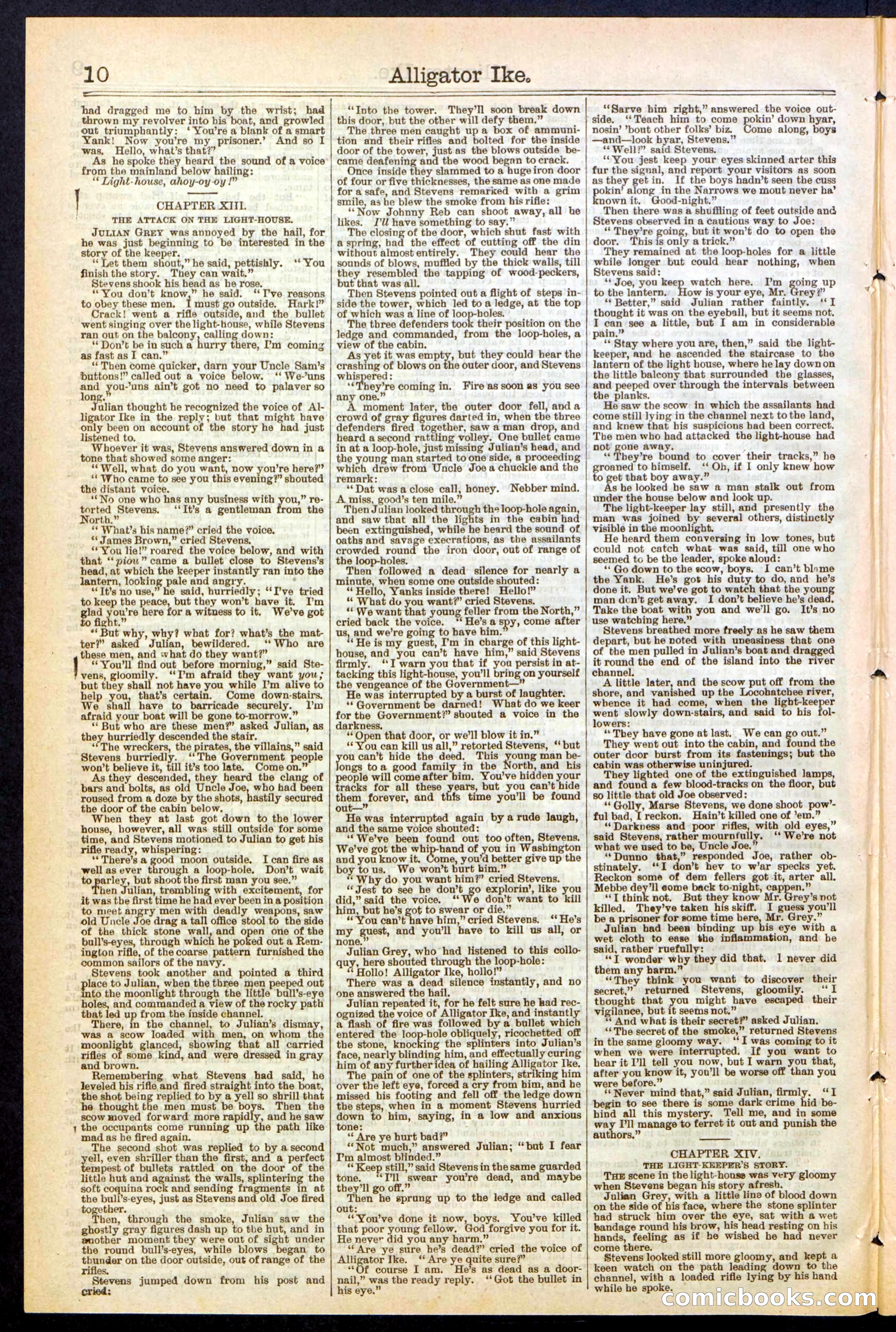 Beadle's Dime Library No. 247 — page 10 of 32