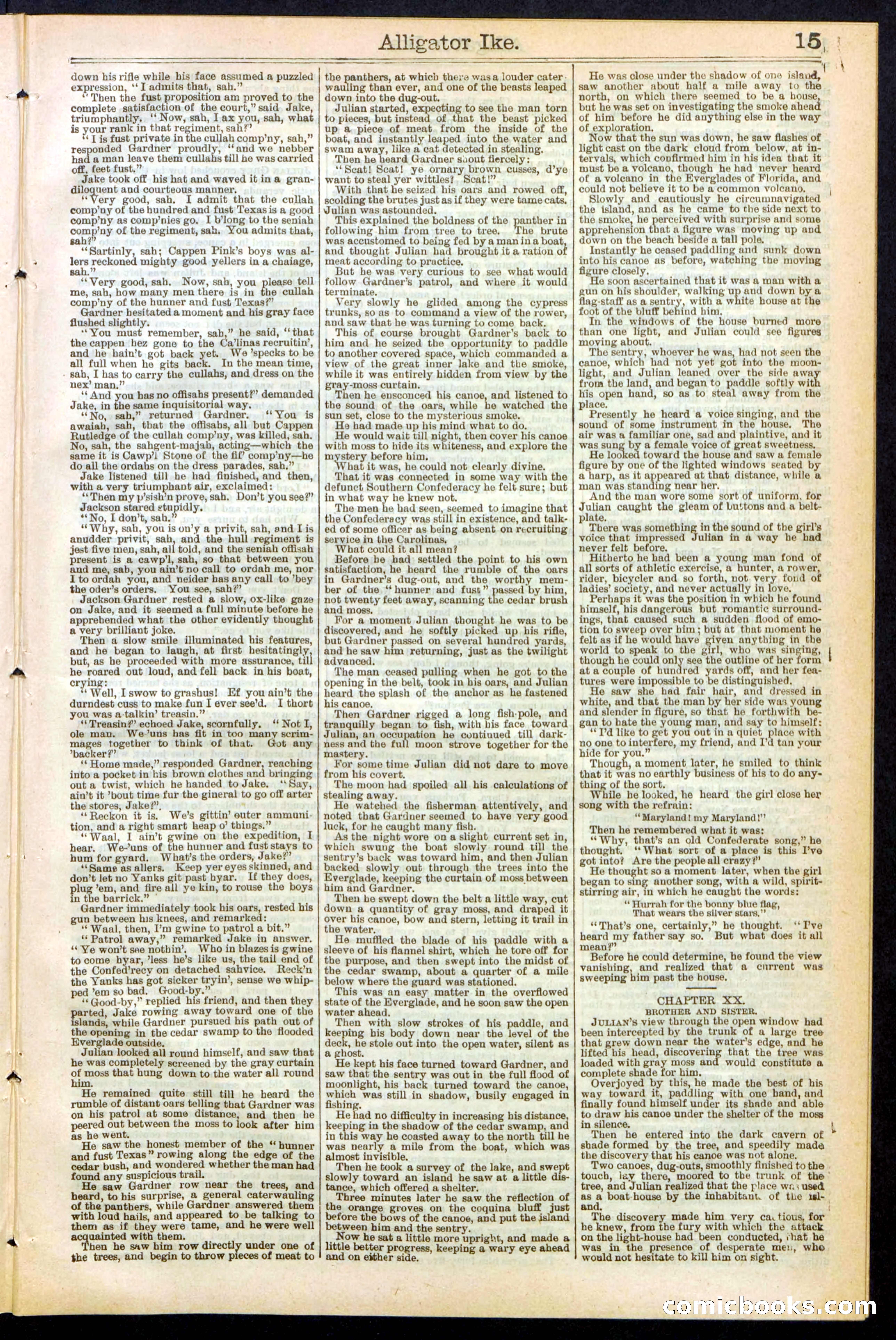 Beadle's Dime Library No. 247 — page 15 of 32