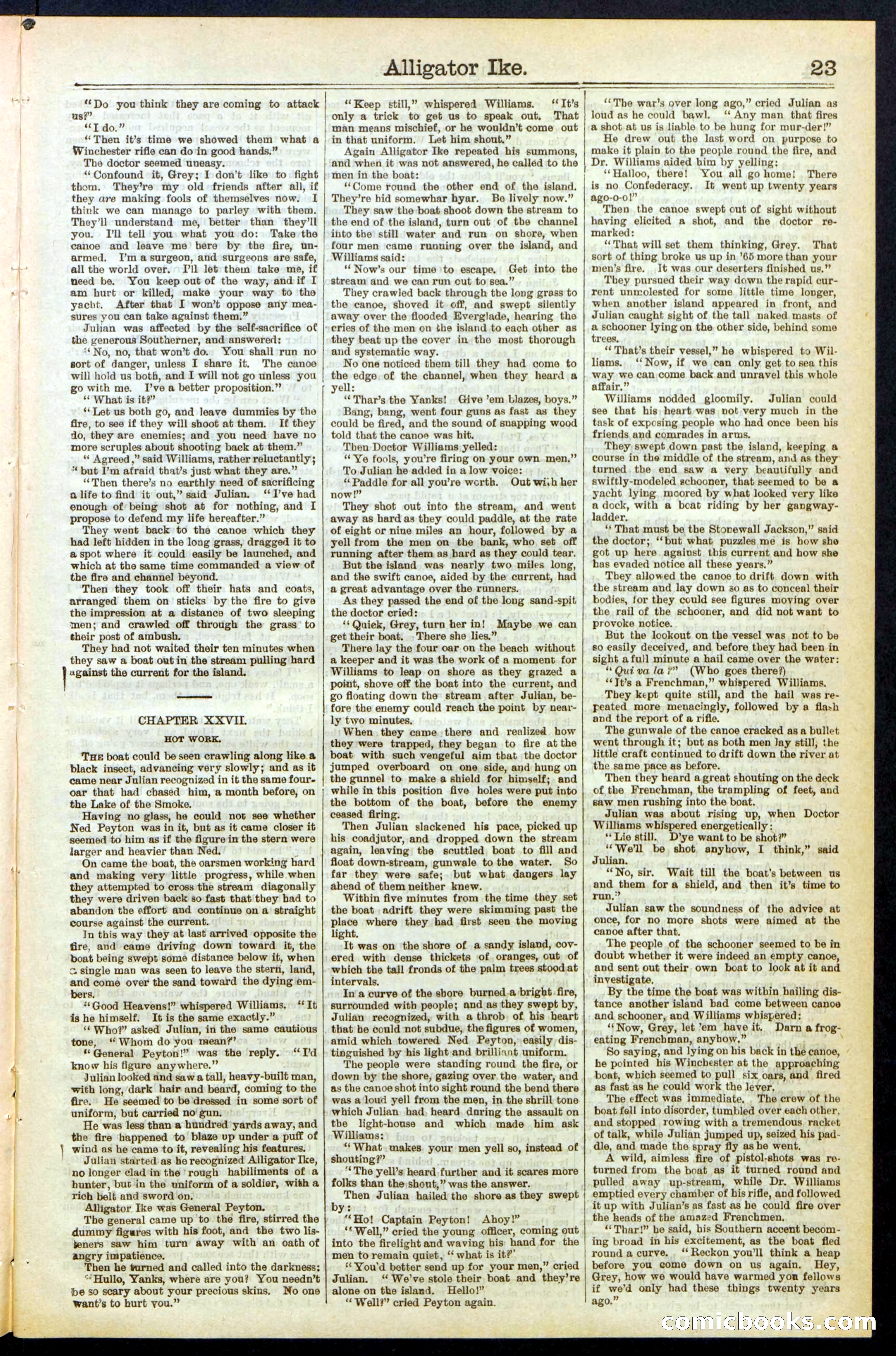 Beadle's Dime Library No. 247 — page 23 of 32