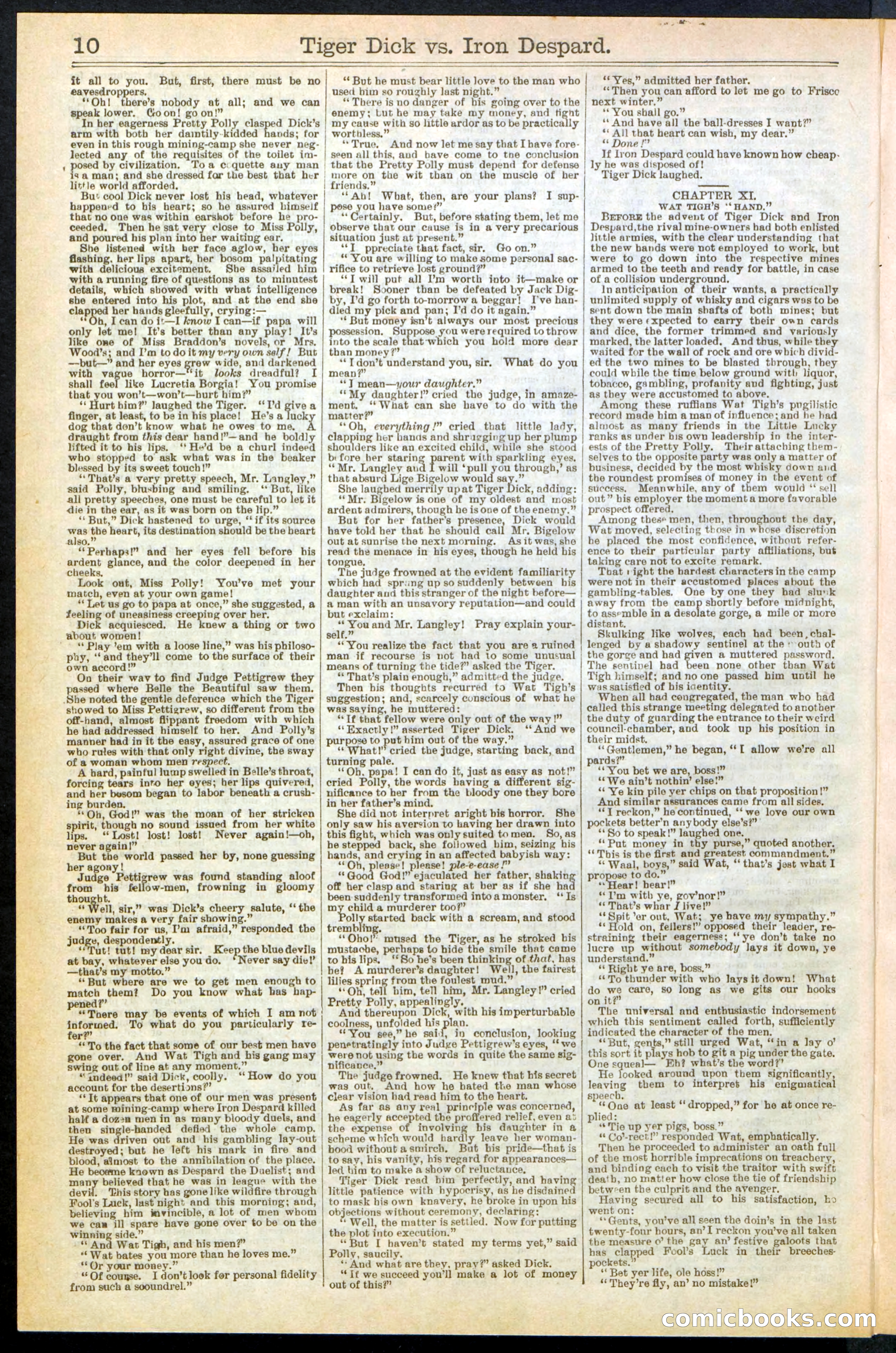 Beadle's Dime Library, Vol. XX, No. 251 — page 10 of 32