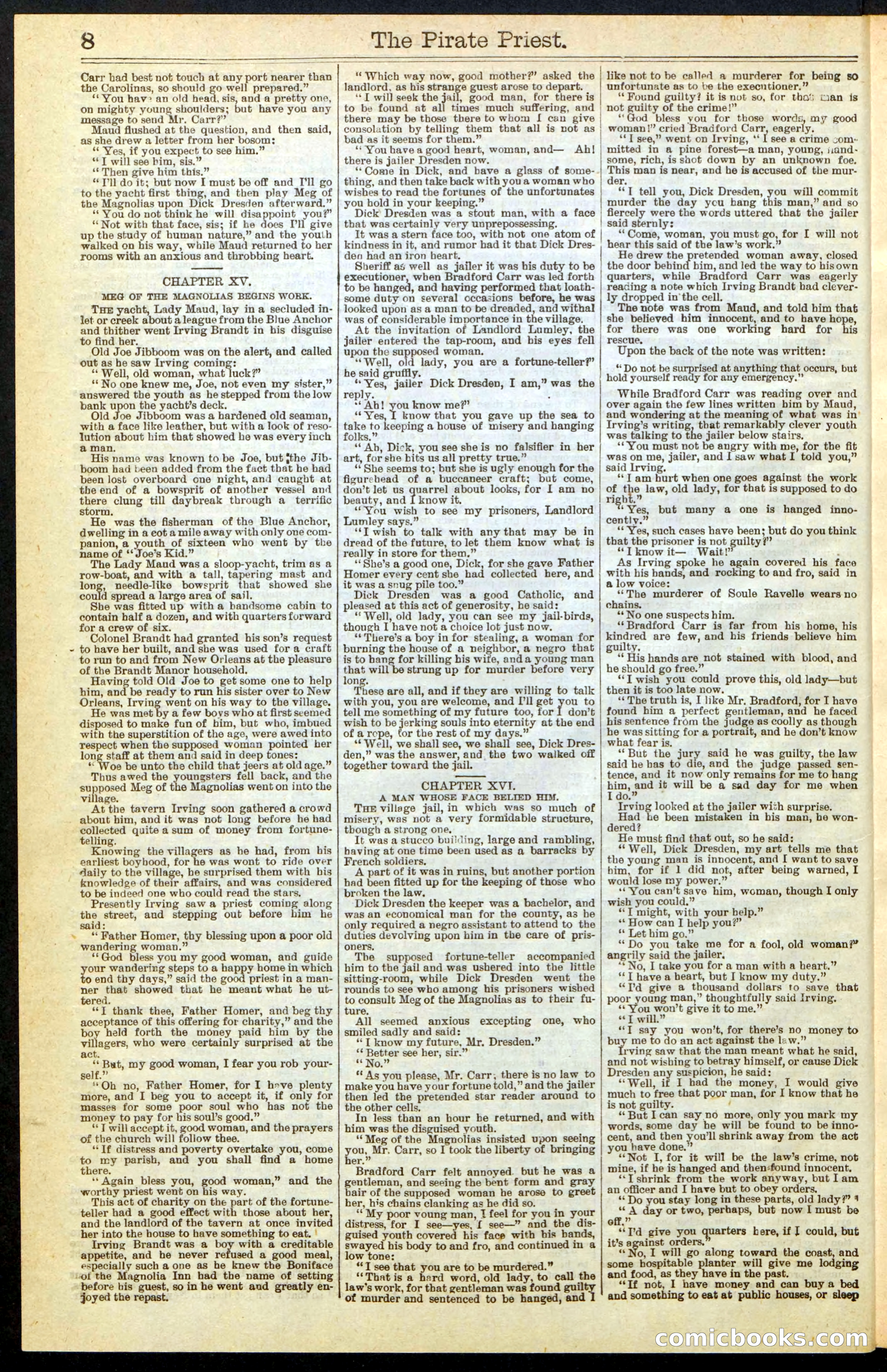 Beadle's New York Dime Library No. 255 — page 8 of 32