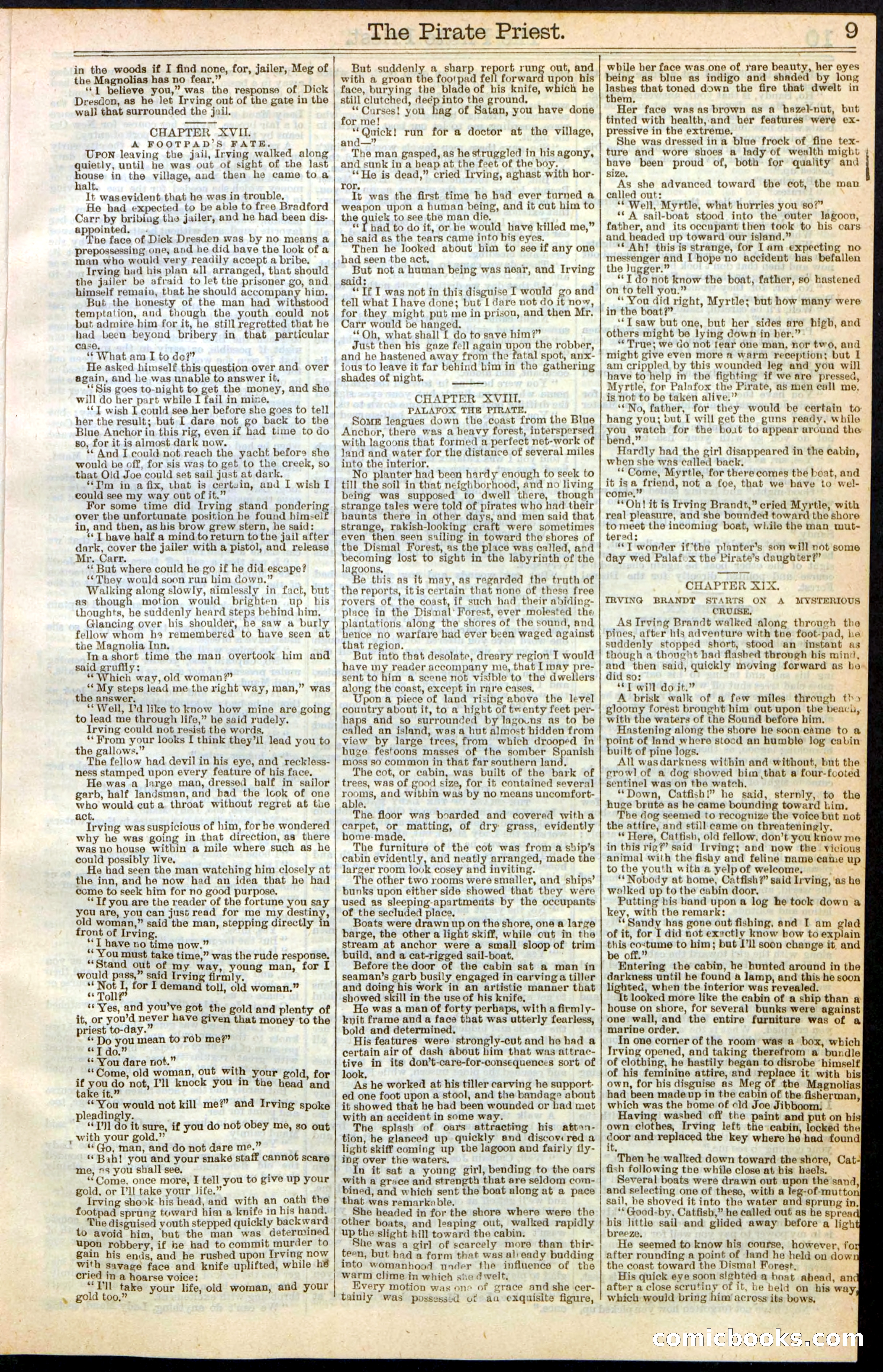 Beadle's New York Dime Library No. 255 — page 9 of 32