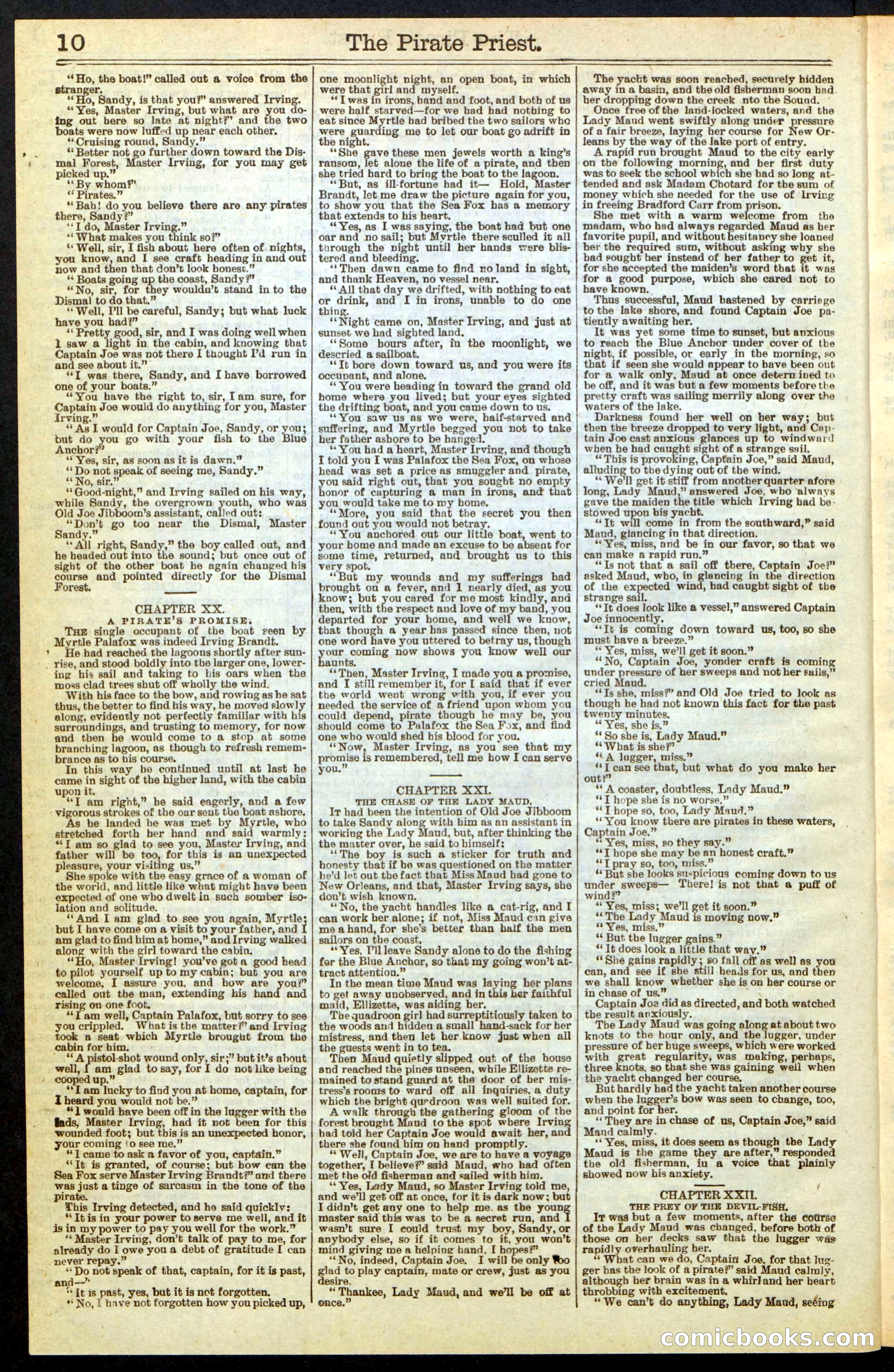 Beadle's New York Dime Library No. 255 — page 10 of 32