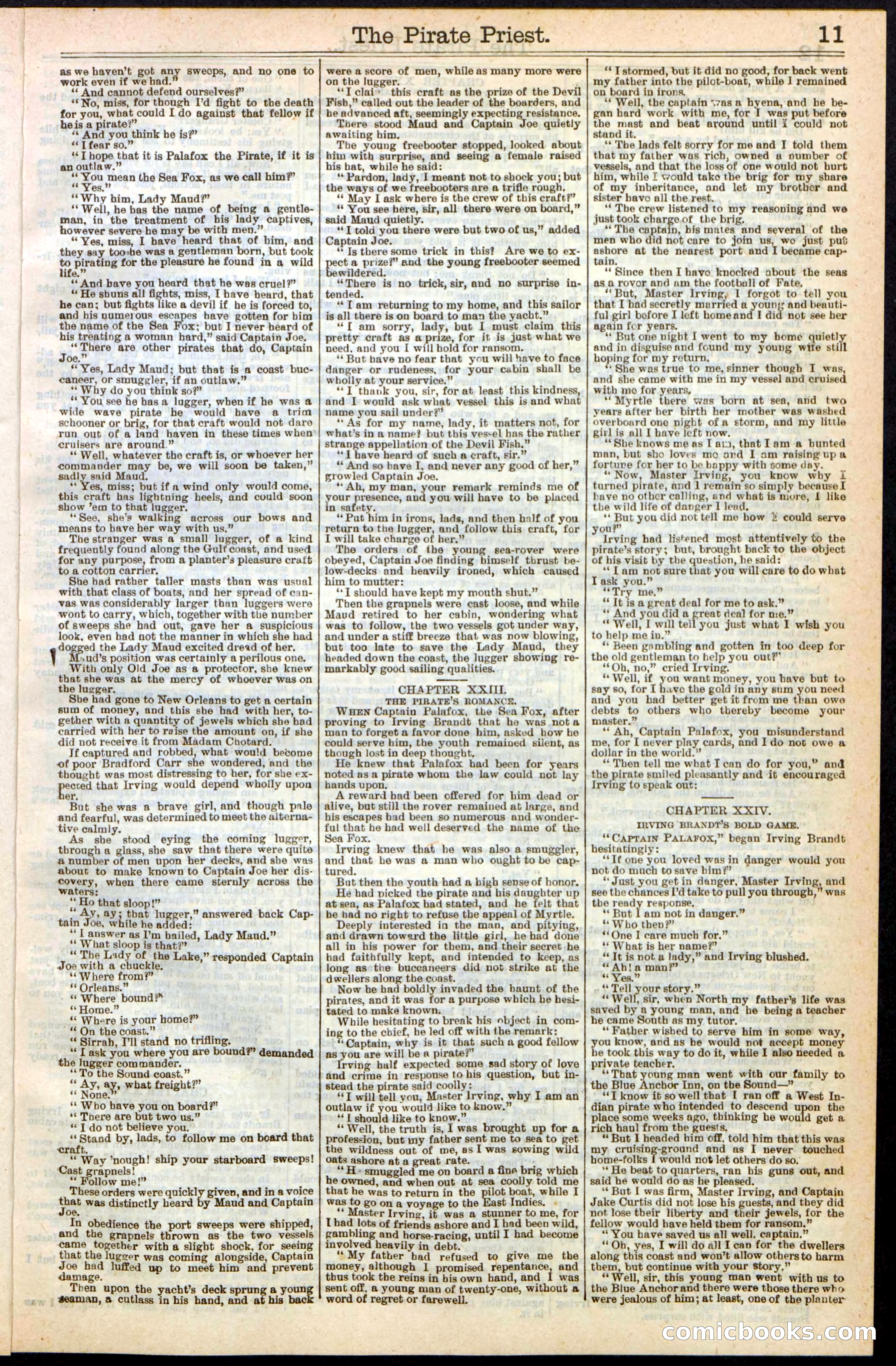 Beadle's New York Dime Library No. 255 — page 11 of 32