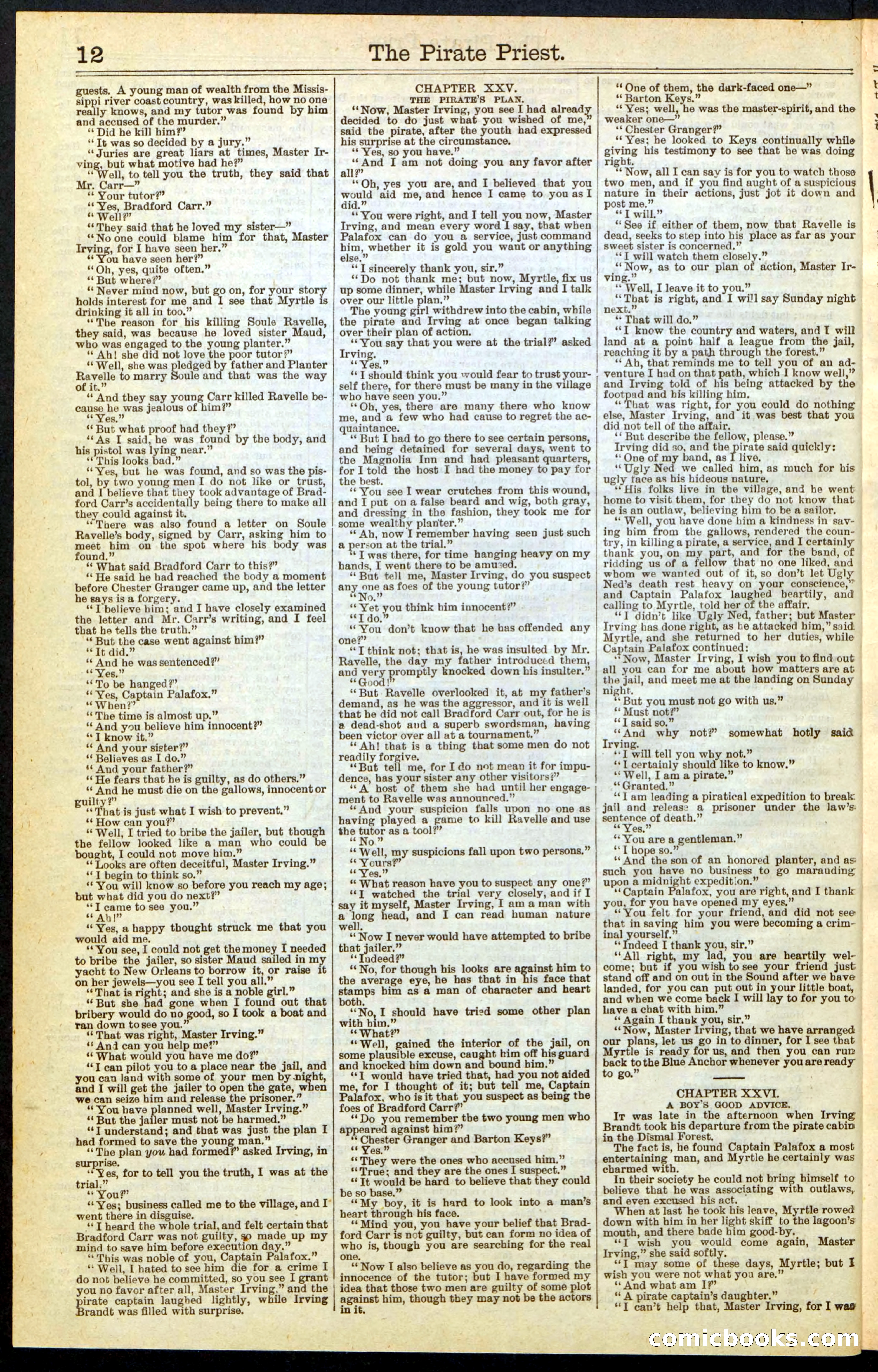 Beadle's New York Dime Library No. 255 — page 12 of 32