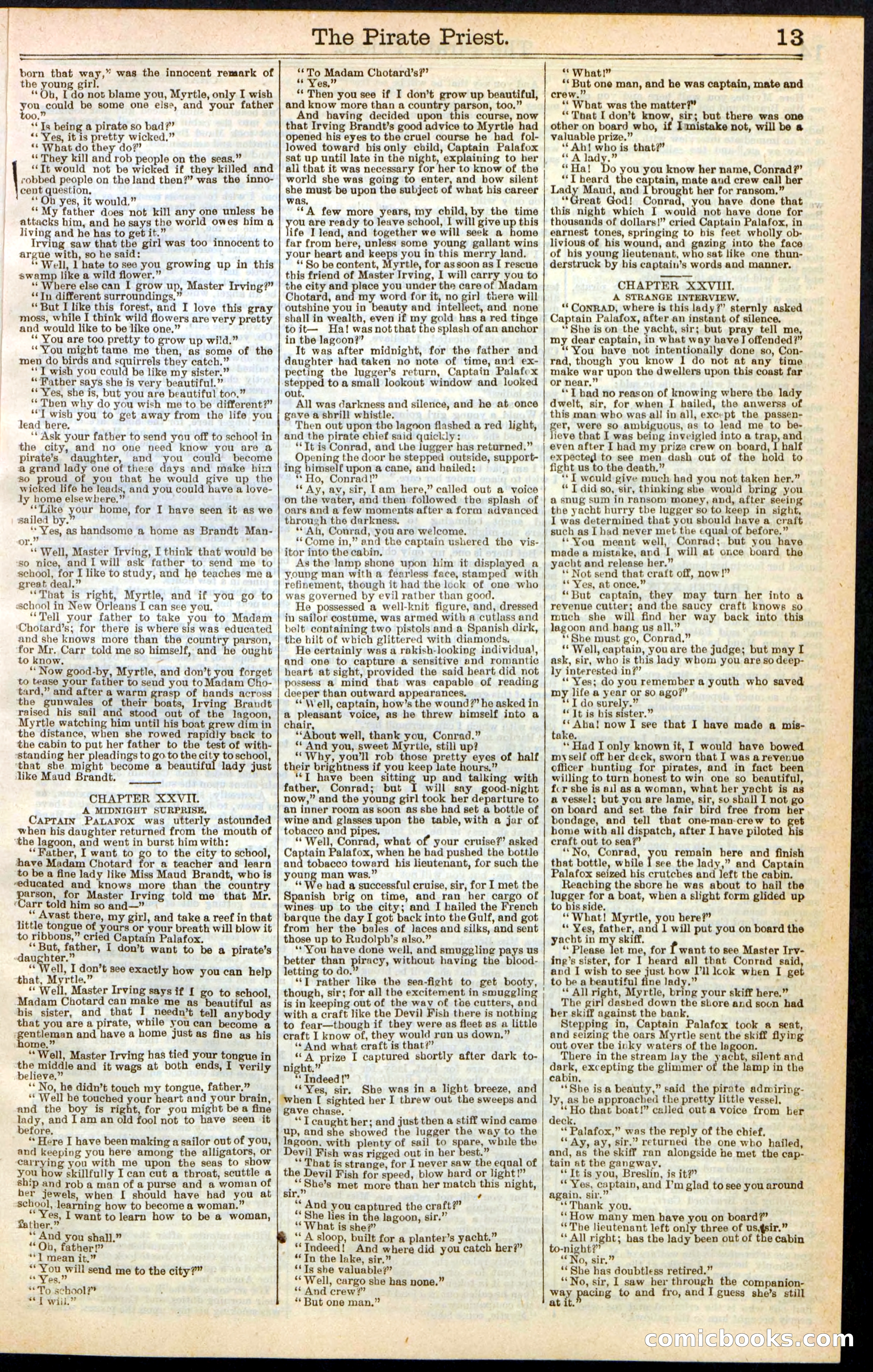 Beadle's New York Dime Library No. 255 — page 13 of 32
