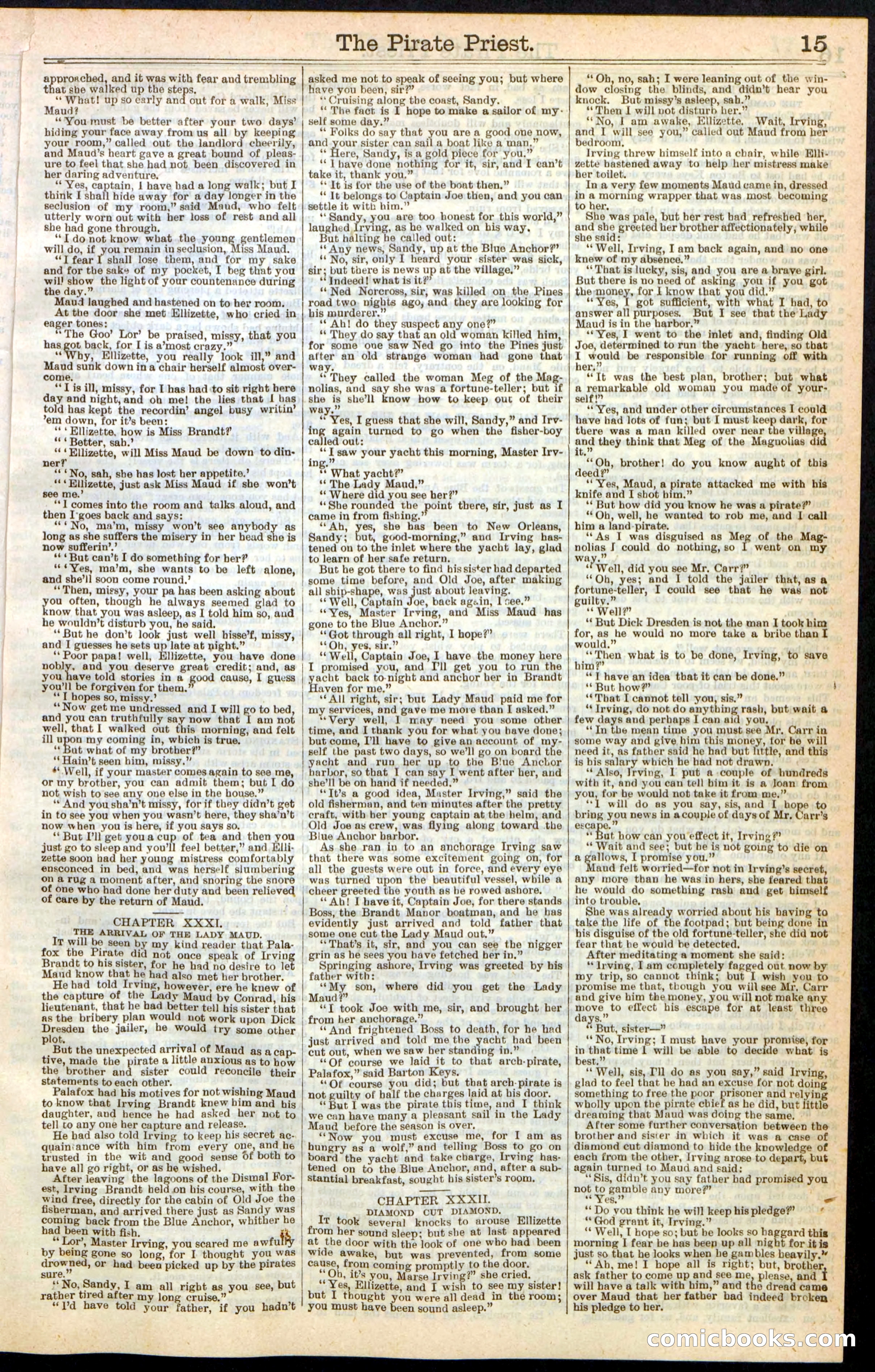 Beadle's New York Dime Library No. 255 — page 15 of 32