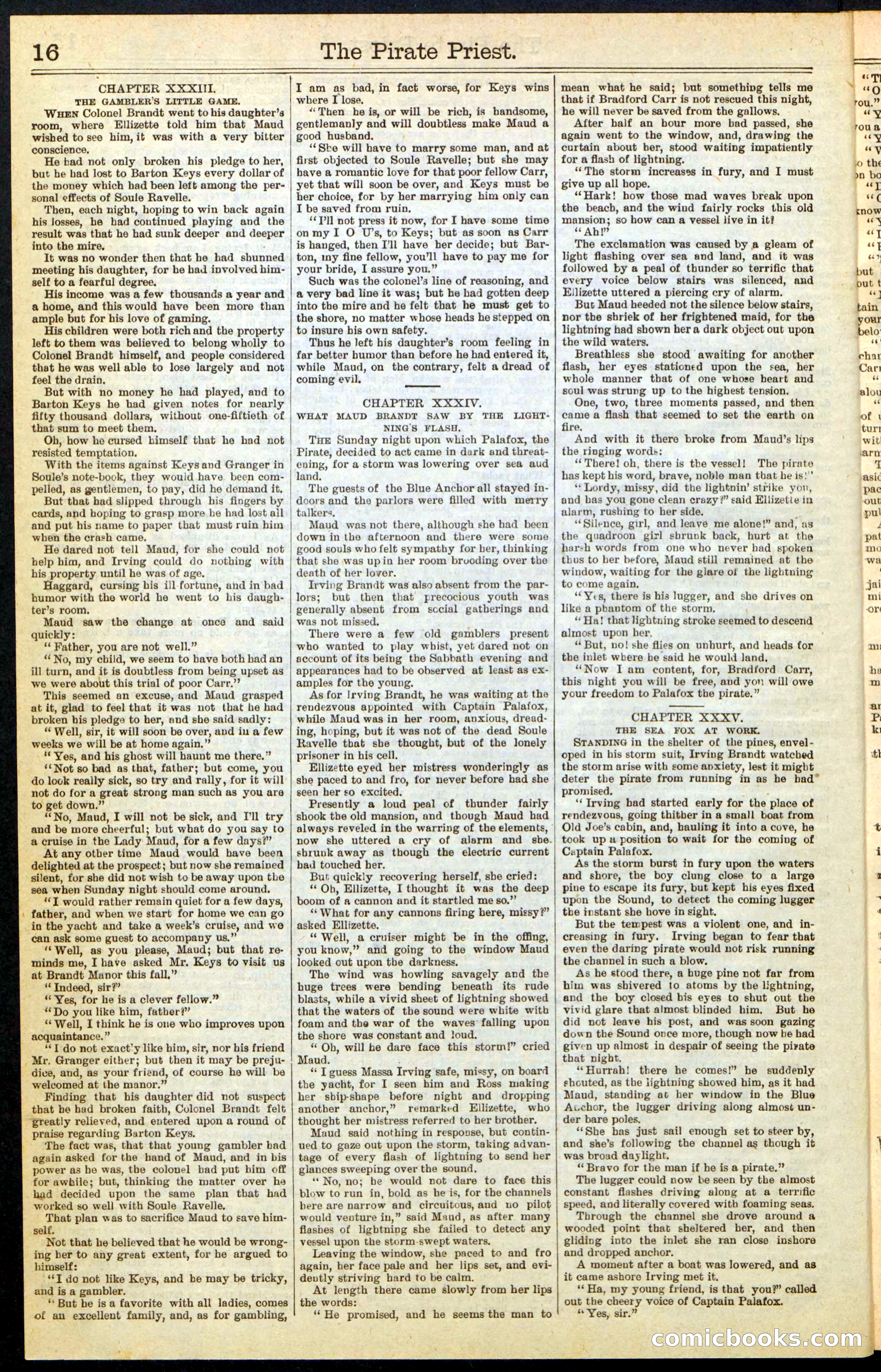 Beadle's New York Dime Library No. 255 — page 16 of 32