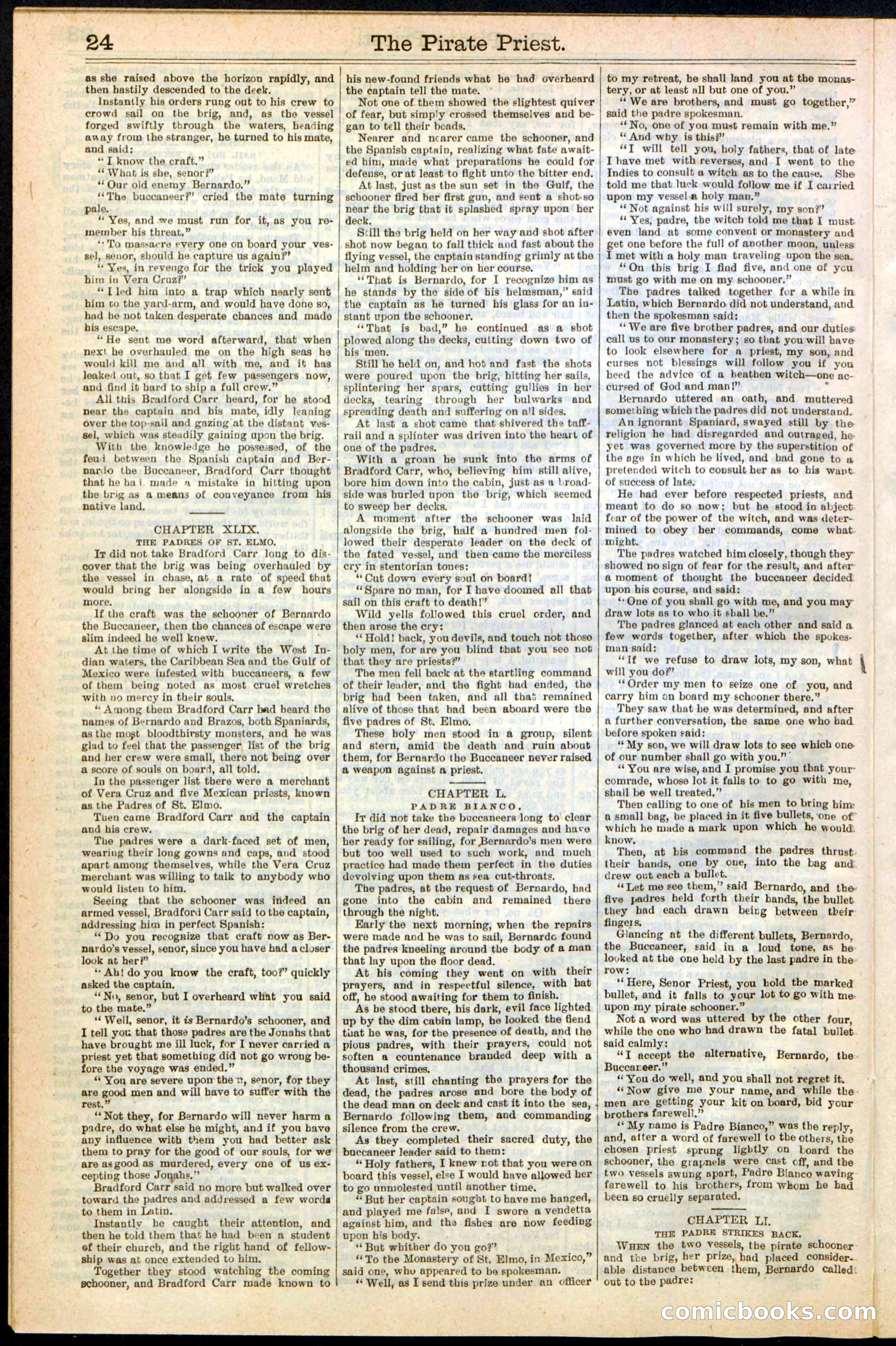 Beadle's New York Dime Library No. 255 — page 24 of 32