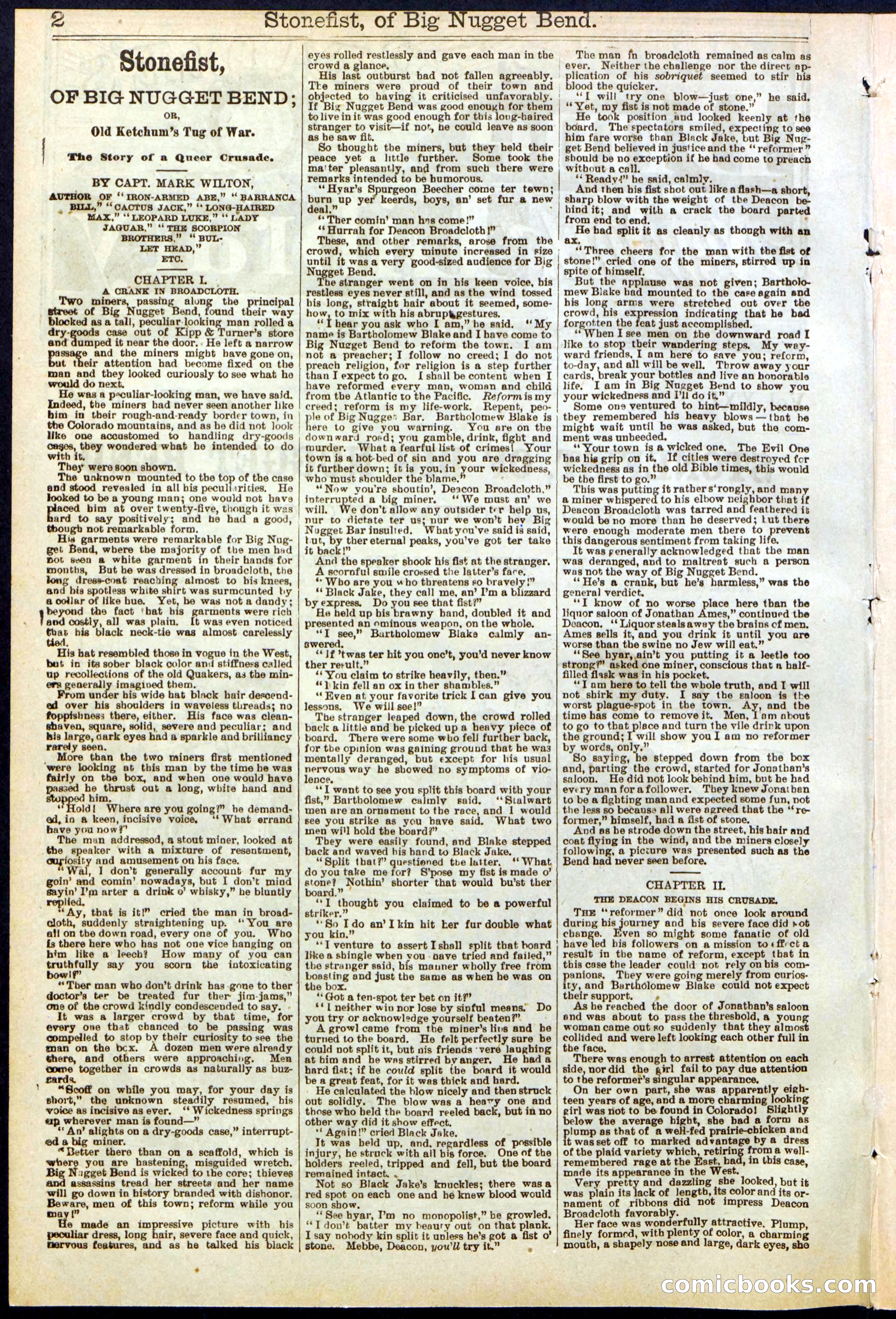 Beadle's New York Dime Library No. 271 — page 2 of 32