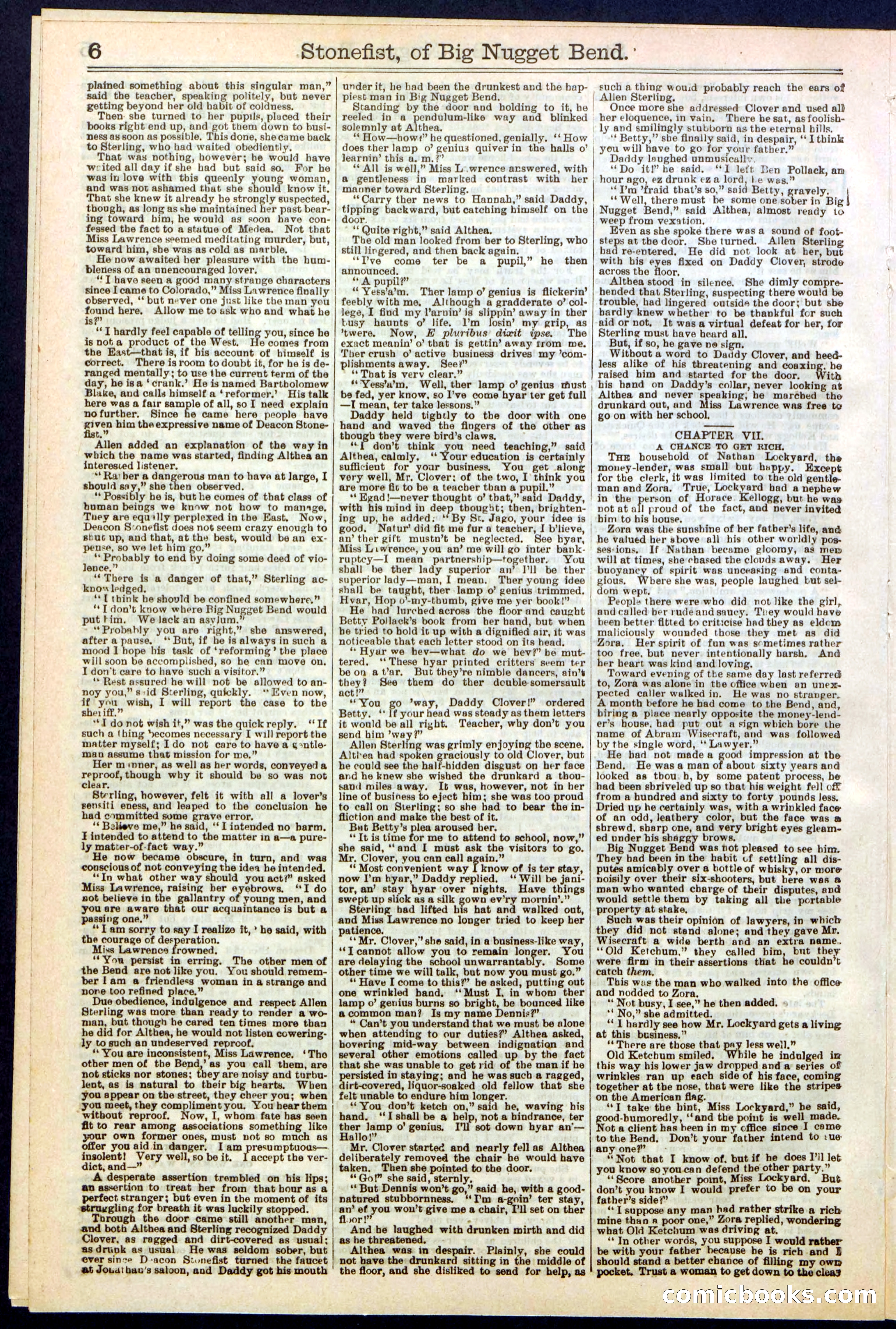 Beadle's New York Dime Library No. 271 — page 6 of 32