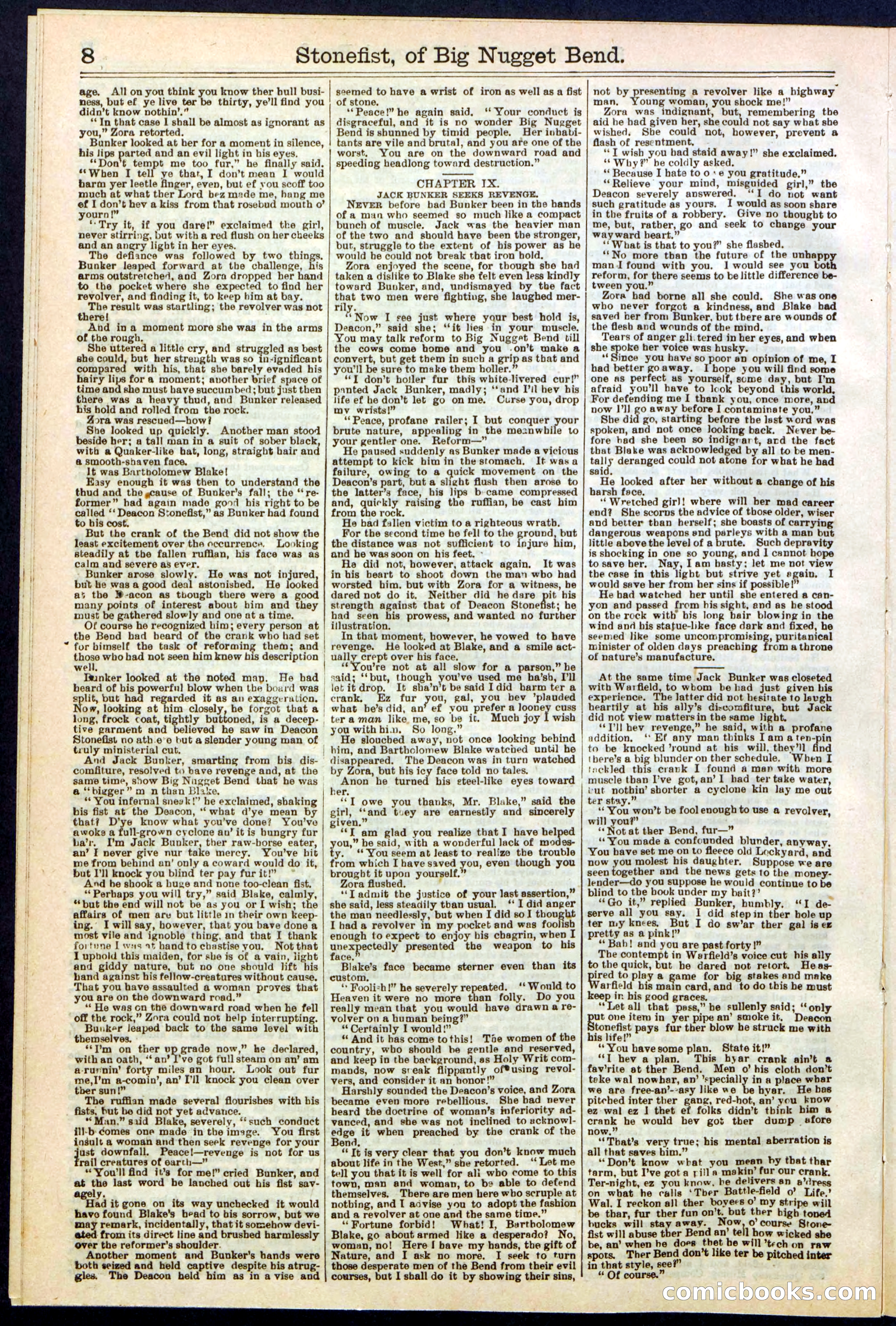 Beadle's New York Dime Library No. 271 — page 8 of 32