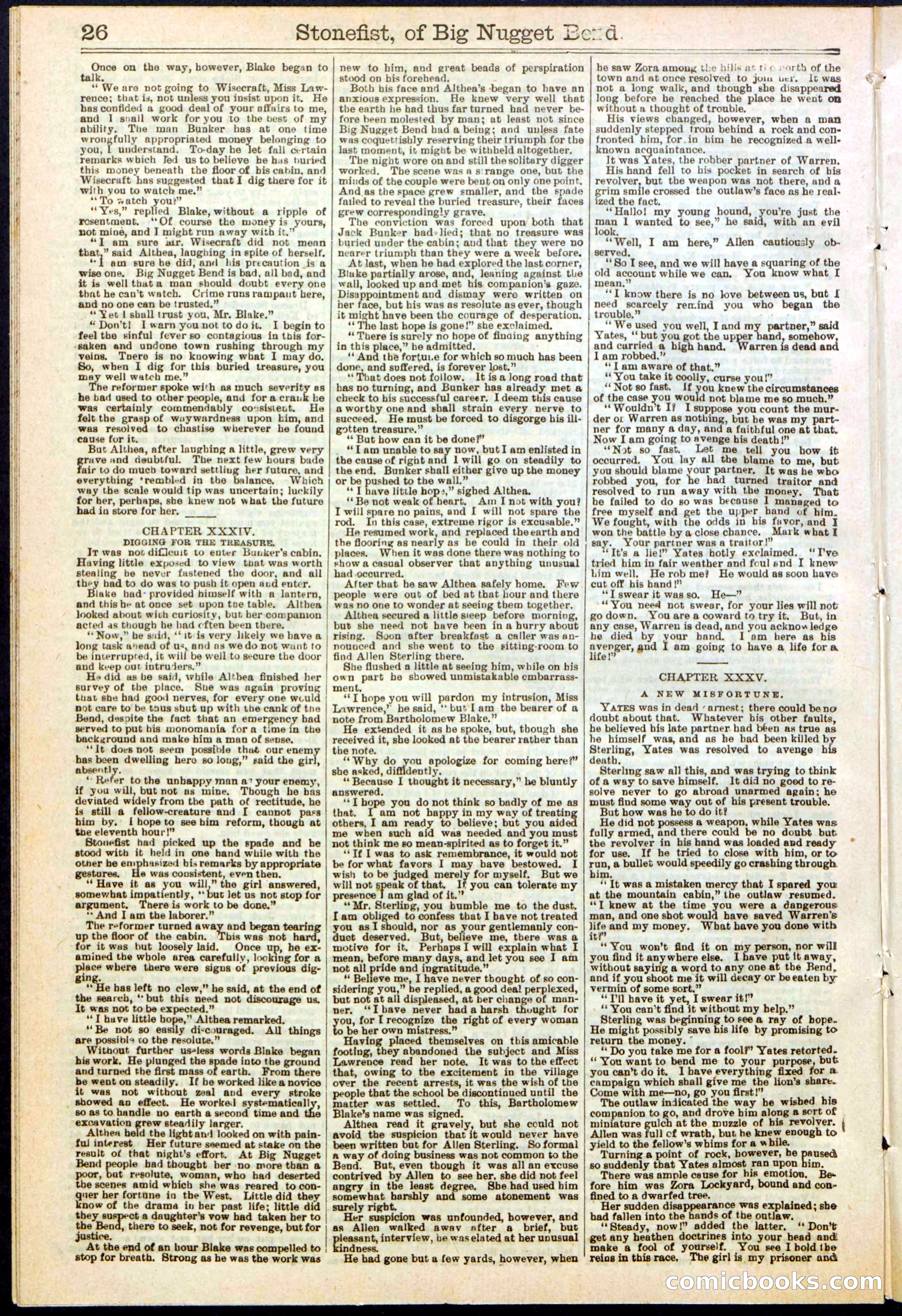 Beadle's New York Dime Library No. 271 — page 26 of 32