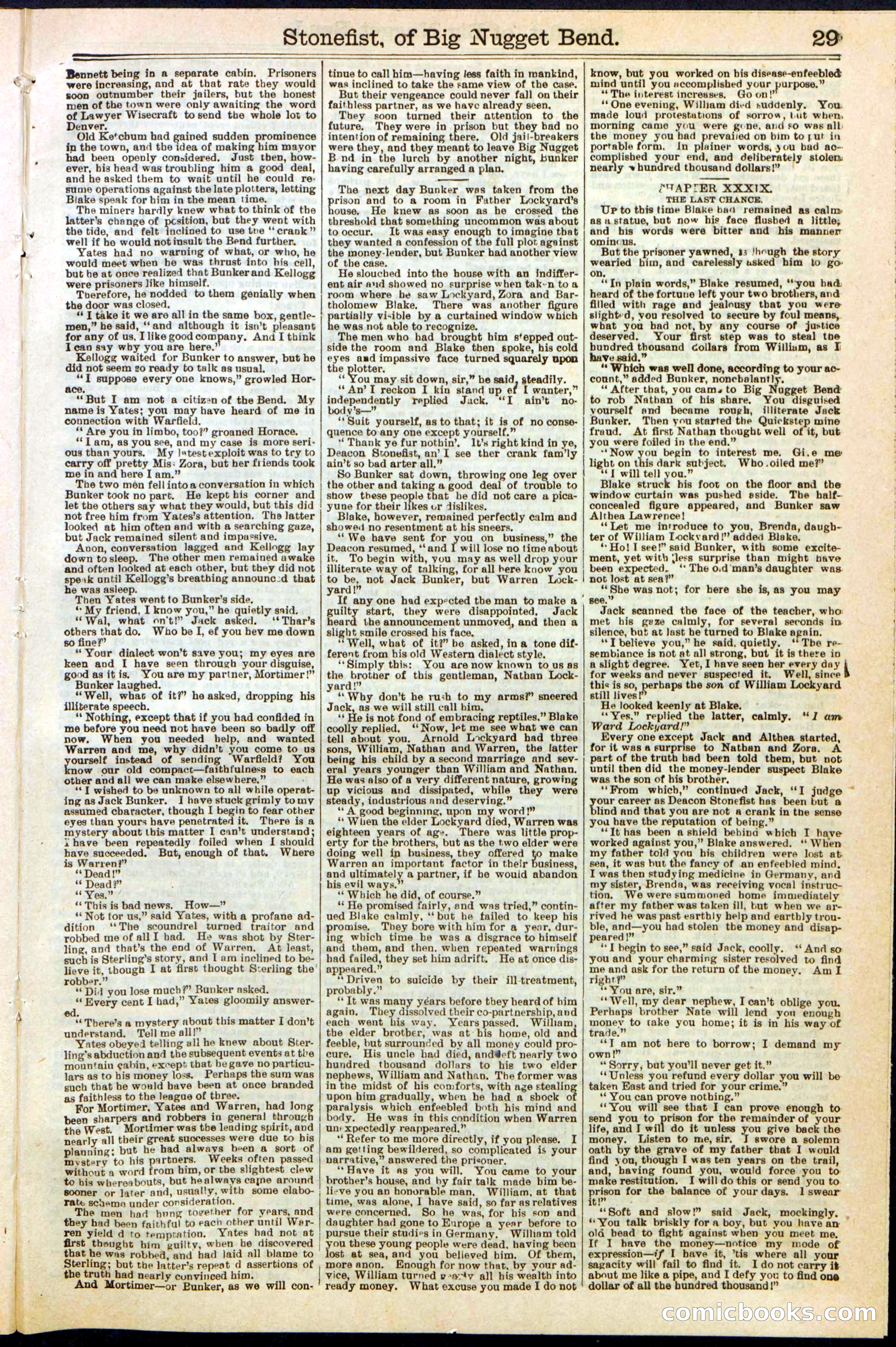 Beadle's New York Dime Library No. 271 — page 29 of 32