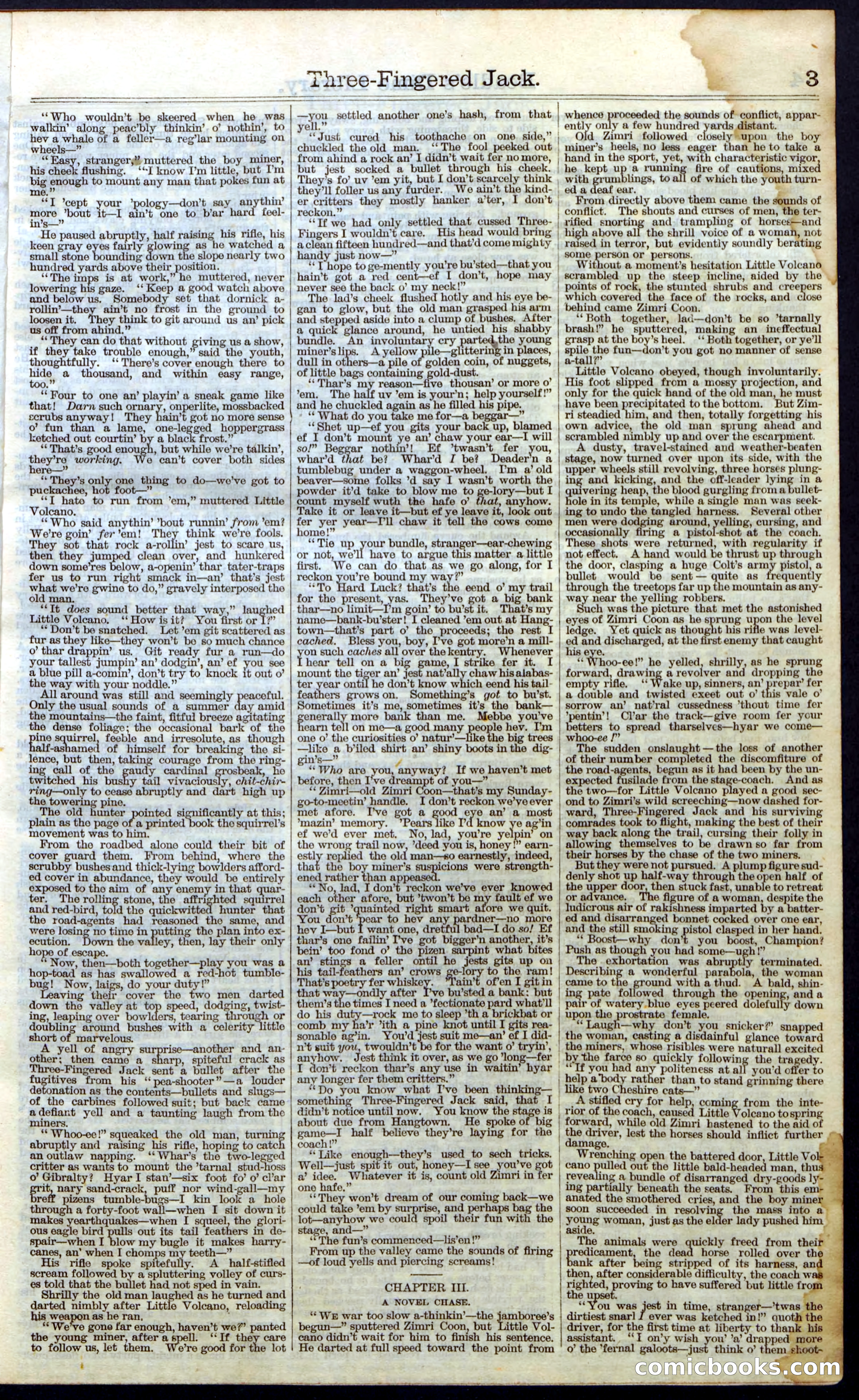 Beadle's New York Dime Library No. 28 — page 3 of 32