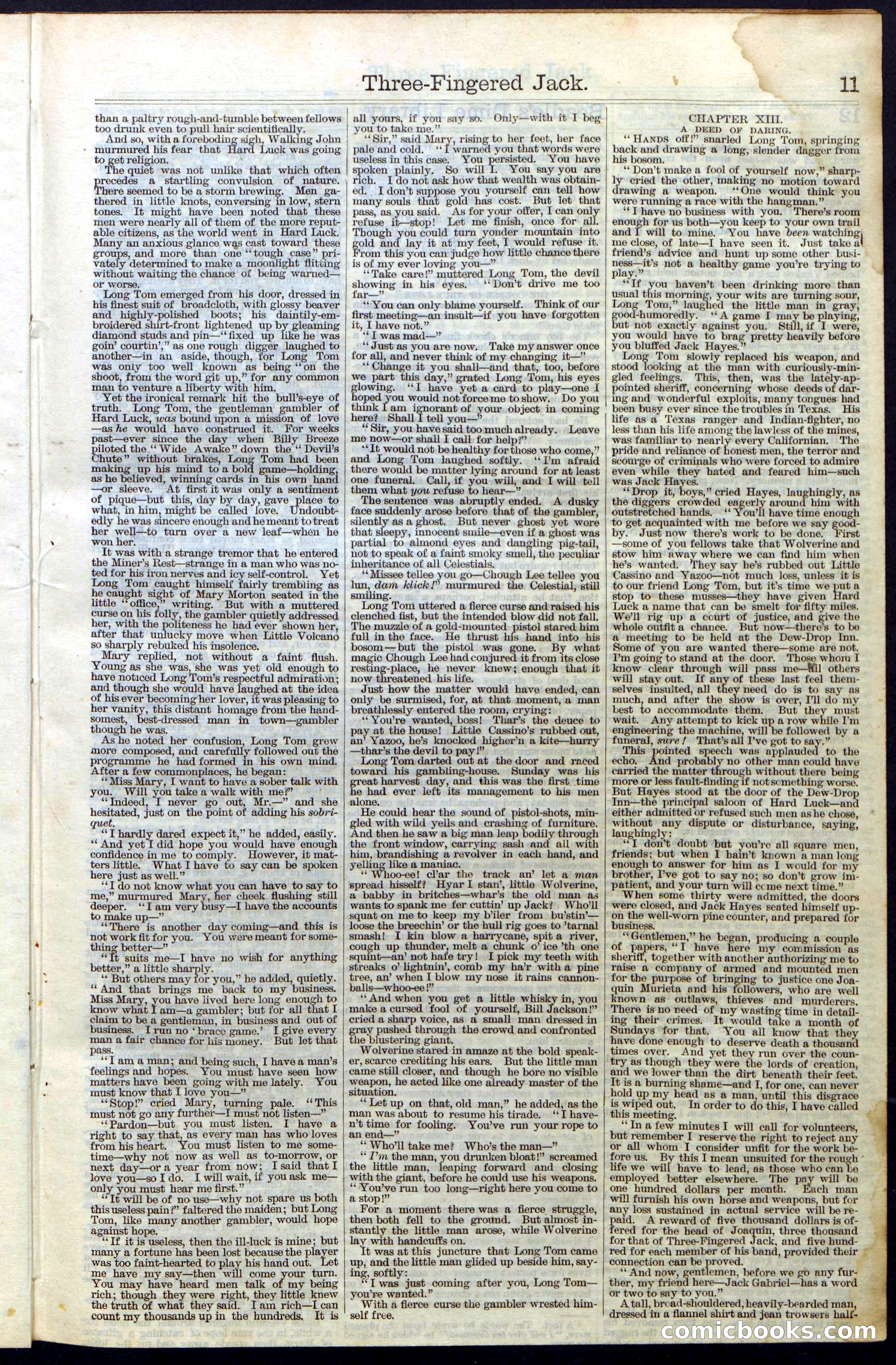 Beadle's New York Dime Library No. 28 — page 11 of 32