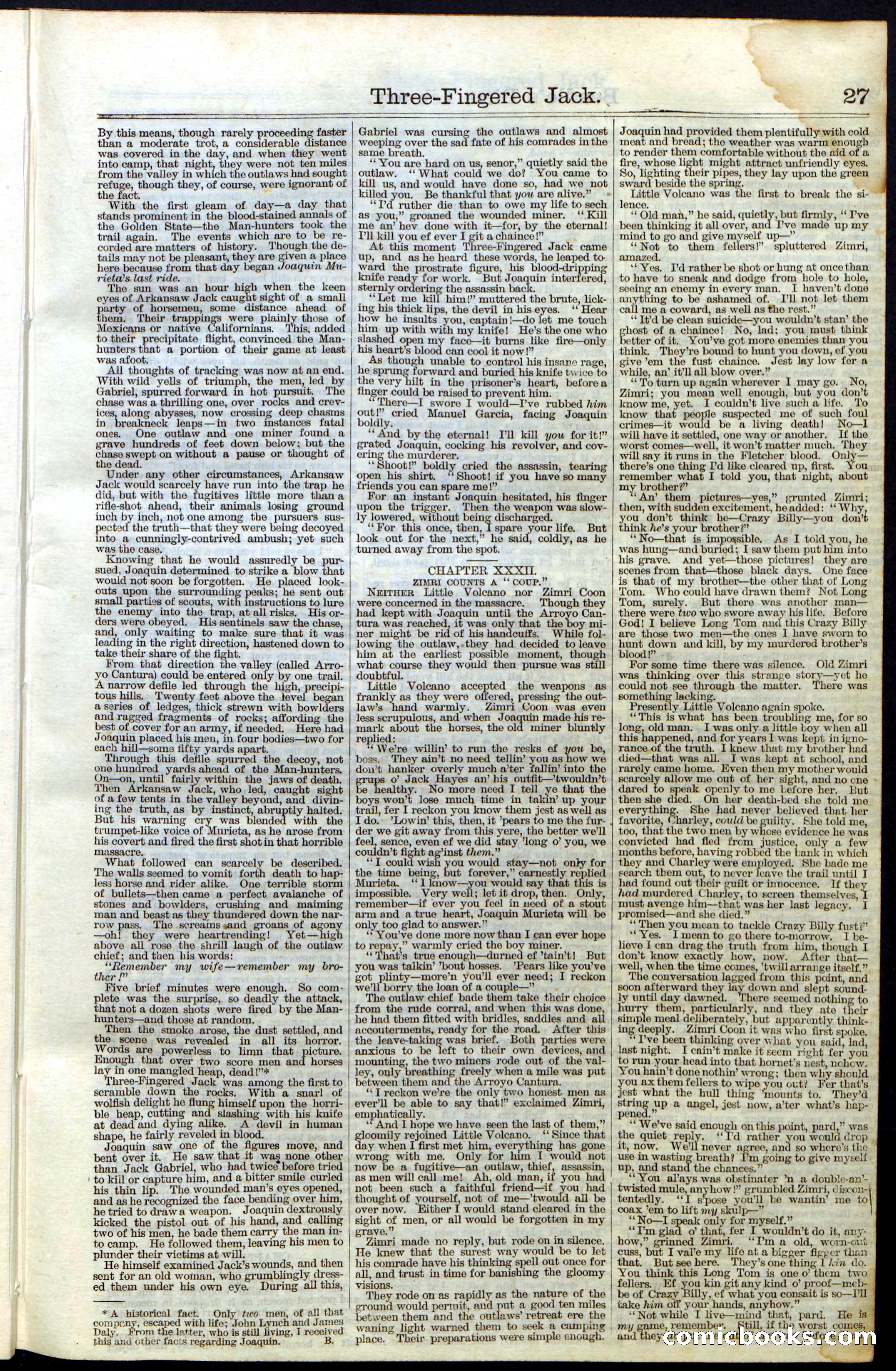 Beadle's New York Dime Library No. 28 — page 27 of 32