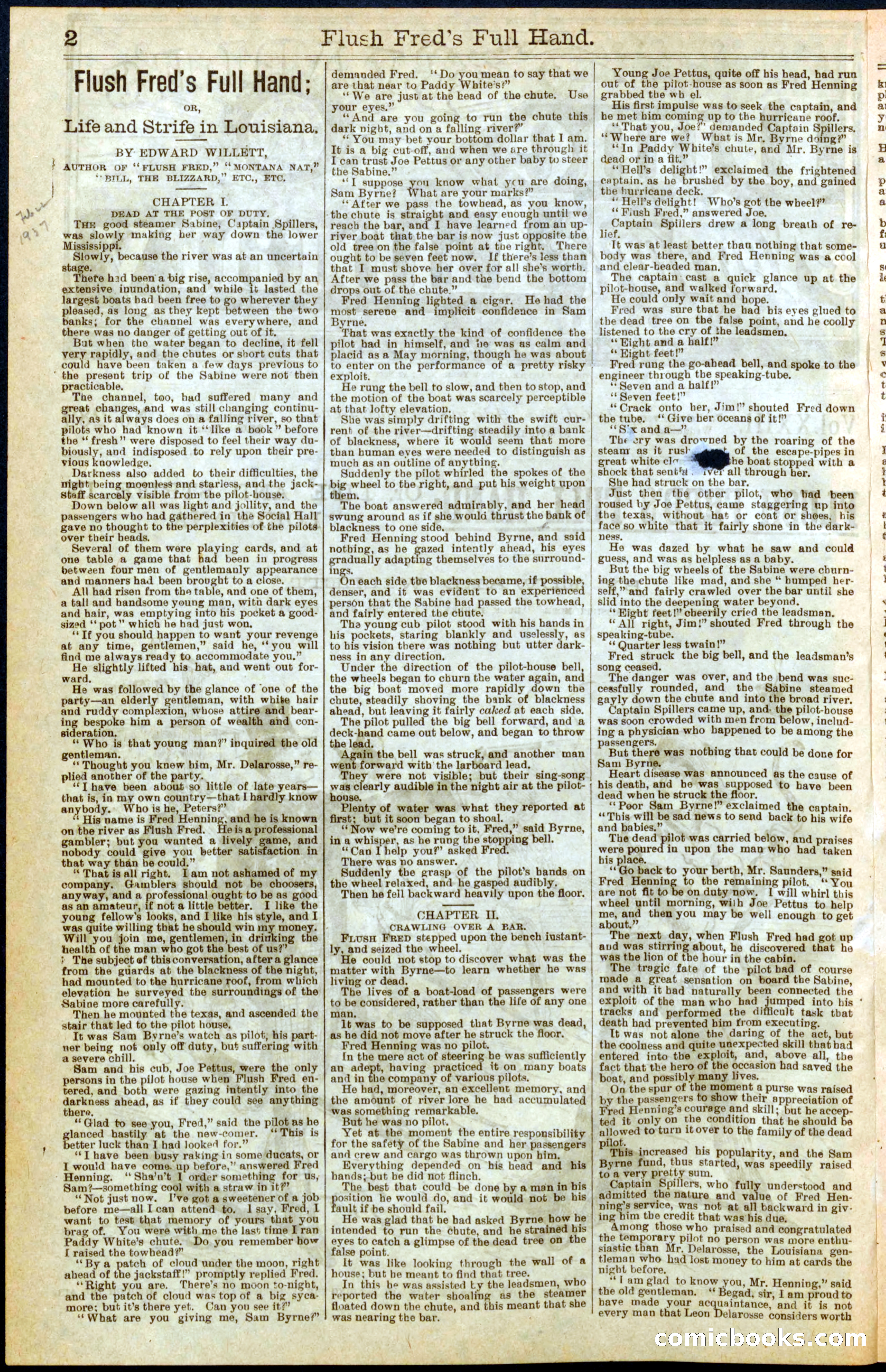 Beadle's New York Dime Library No. 289 — page 2 of 24