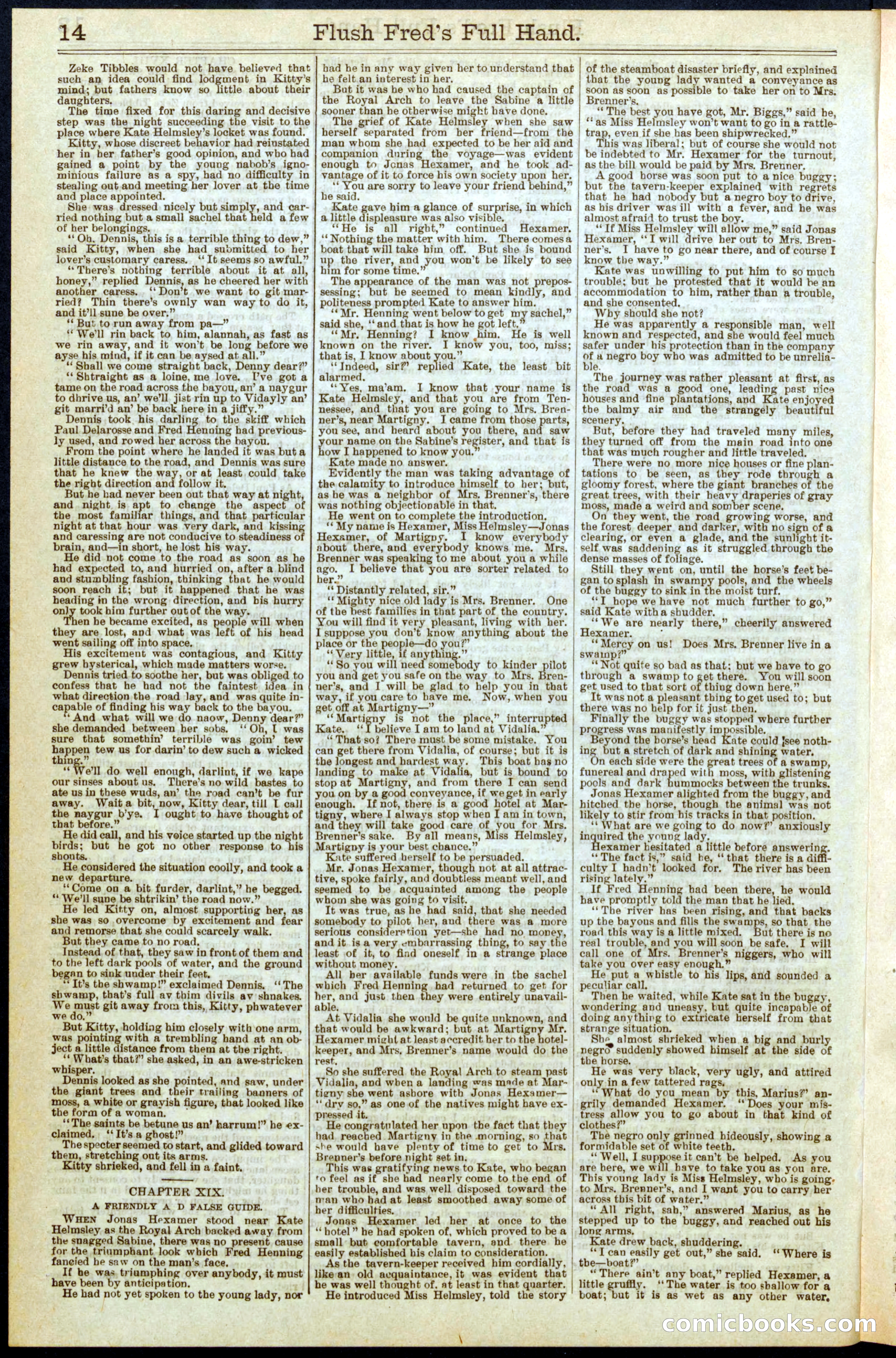 Beadle's New York Dime Library No. 289 — page 14 of 24