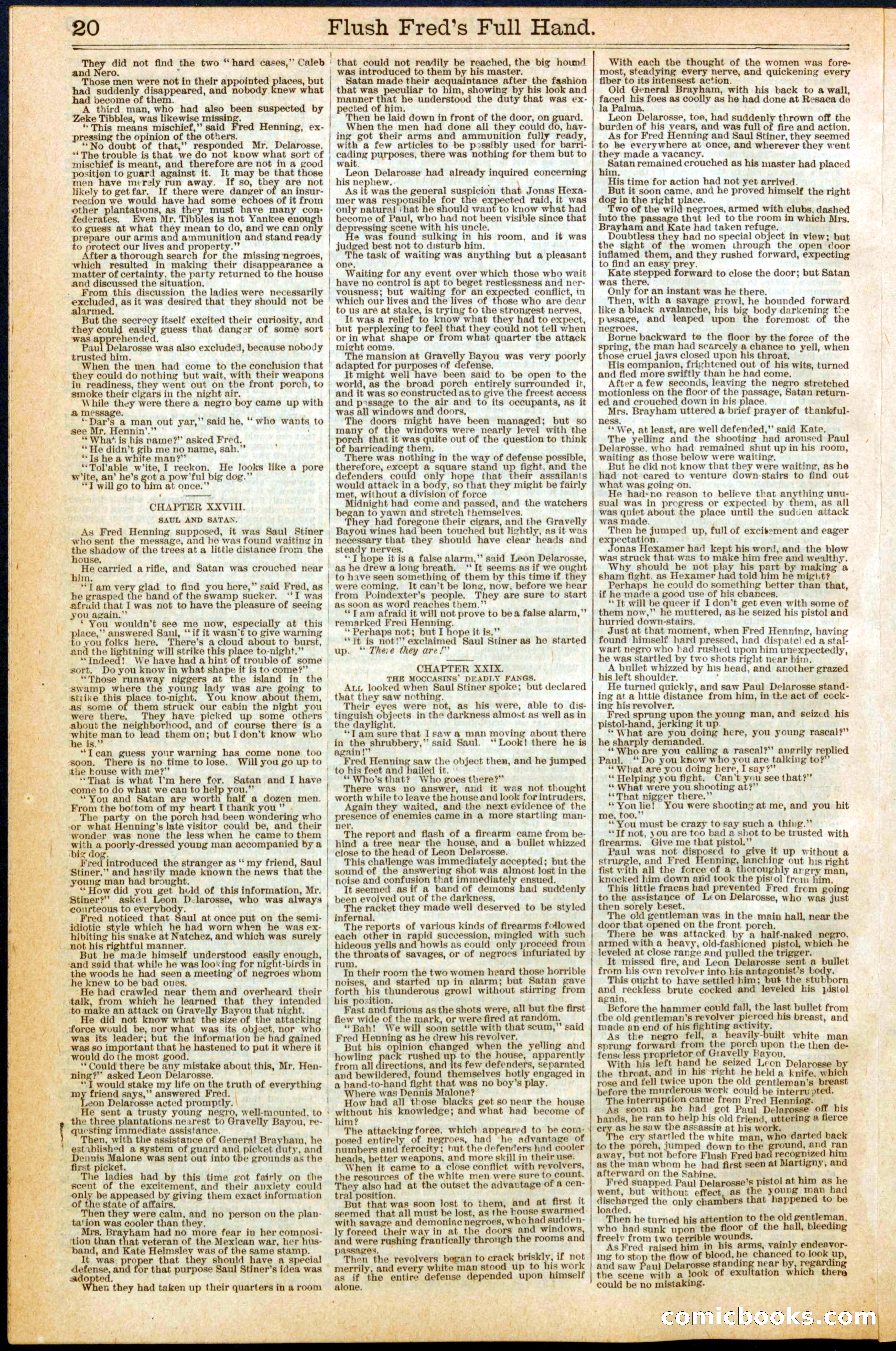 Beadle's New York Dime Library No. 289 — page 20 of 24