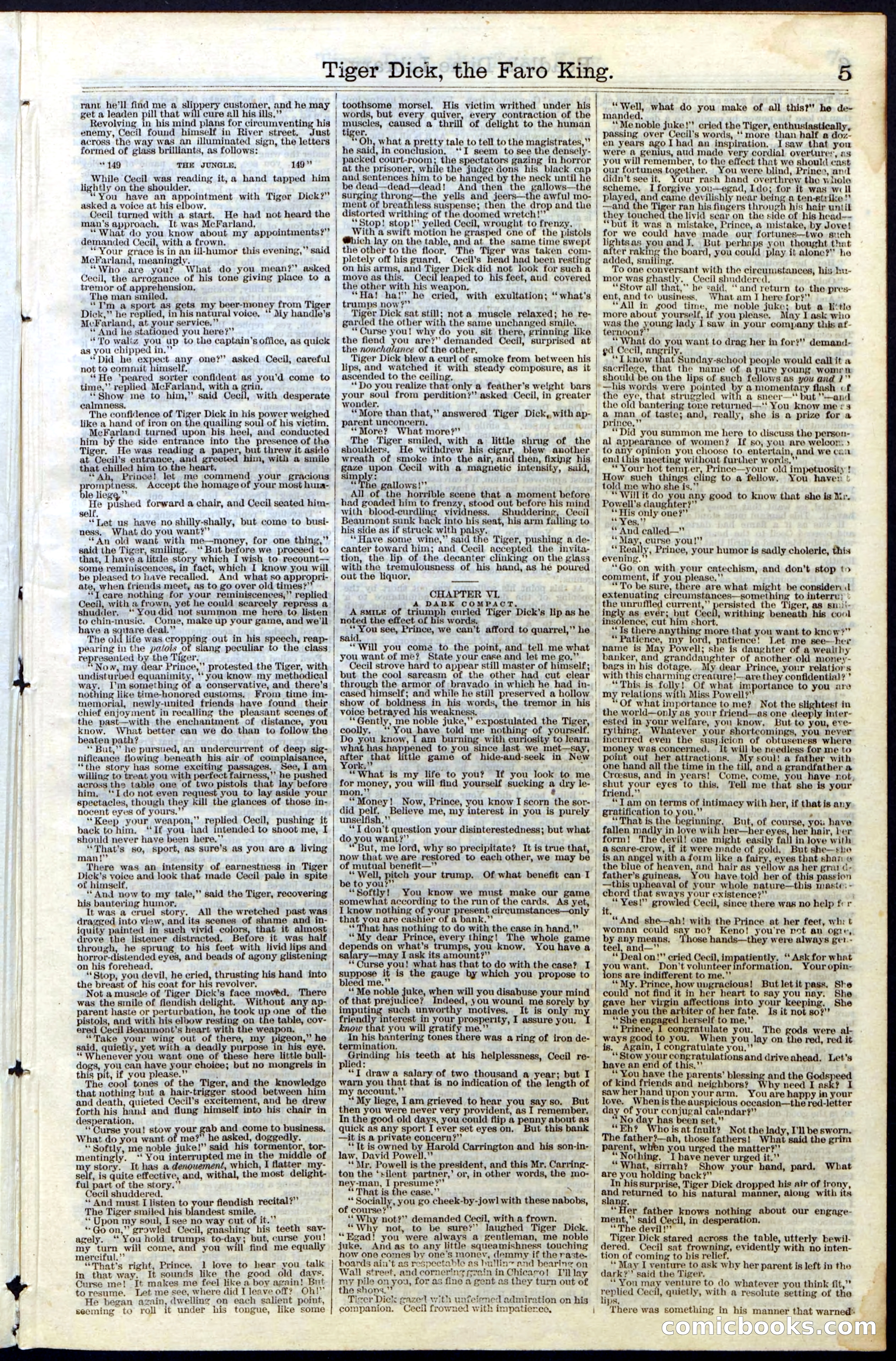 Beadle's Dime Library, Vol. III, No. 29 — page 5 of 32