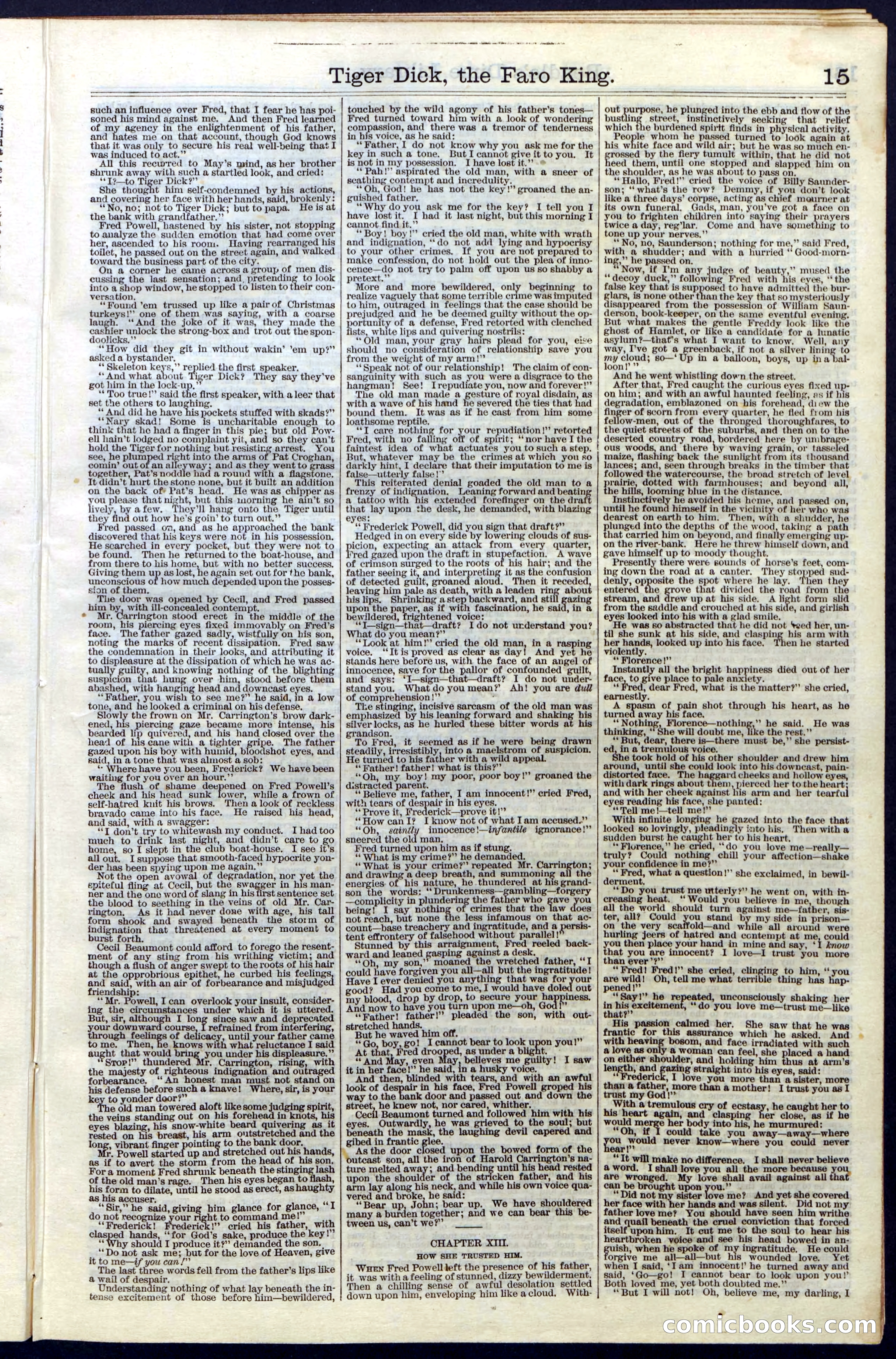 Beadle's Dime Library, Vol. III, No. 29 — page 15 of 32