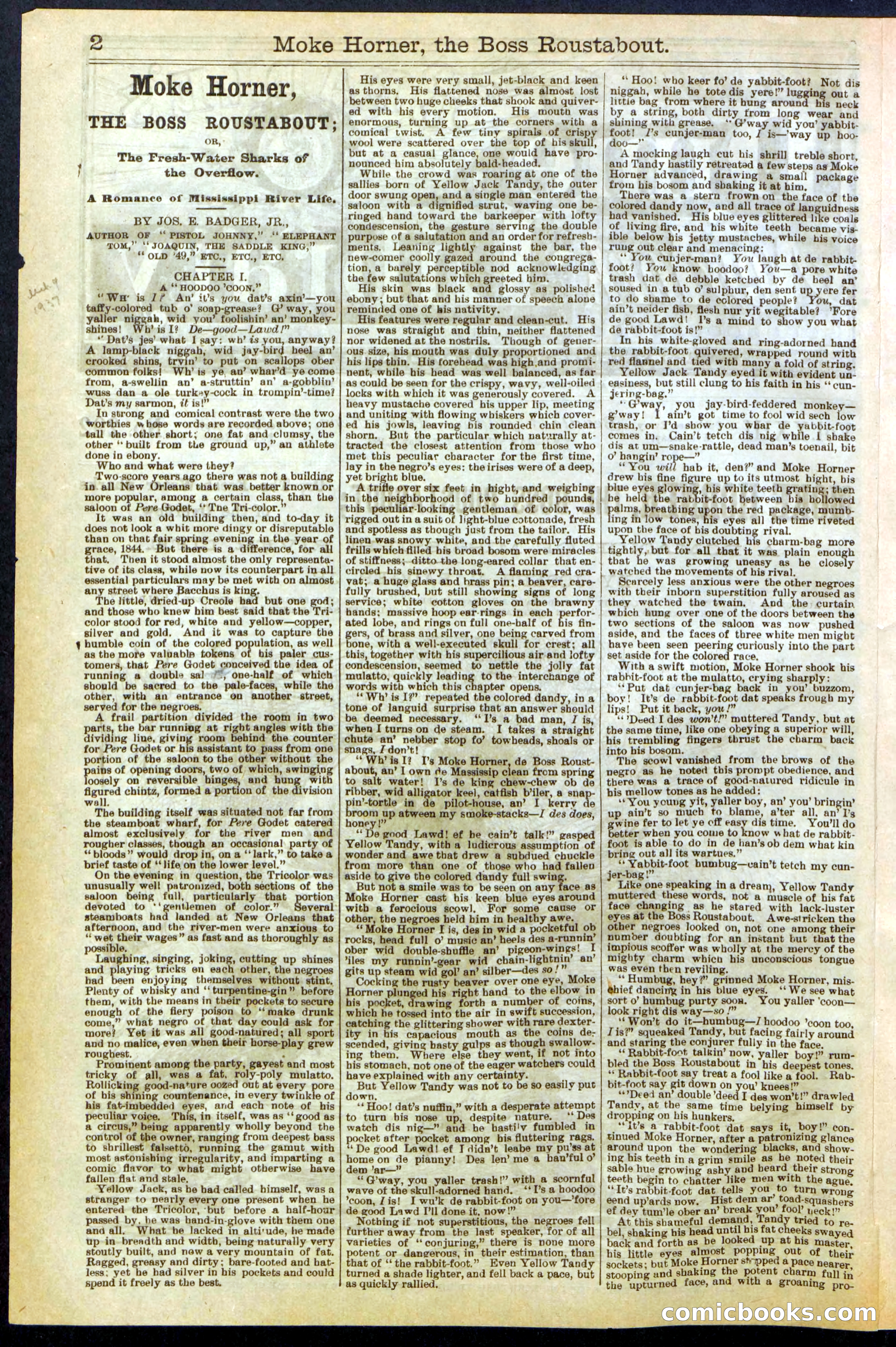Beadle's New York Dime Library, No. 292 — page 2 of 32
