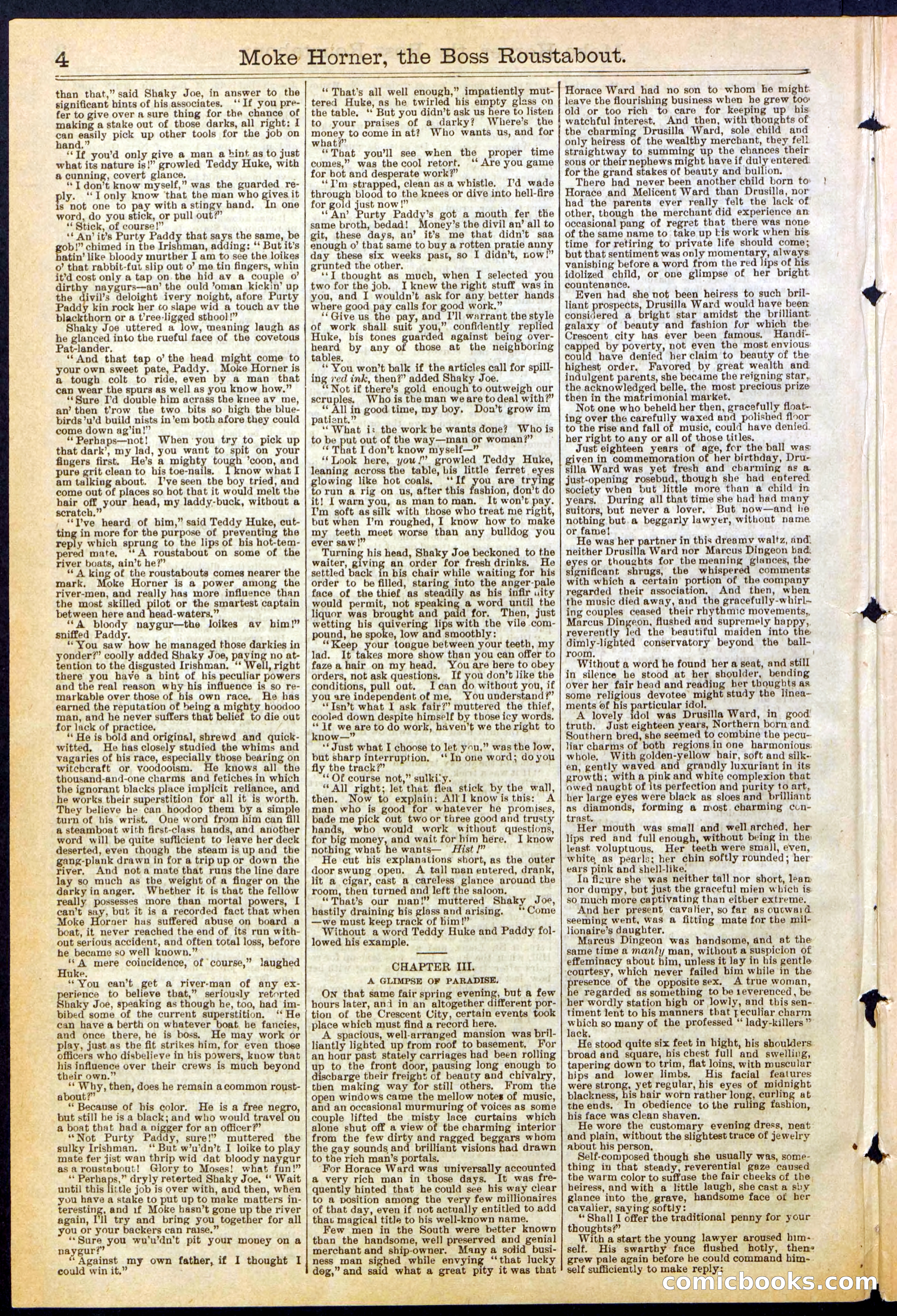 Beadle's New York Dime Library, No. 292 — page 4 of 32