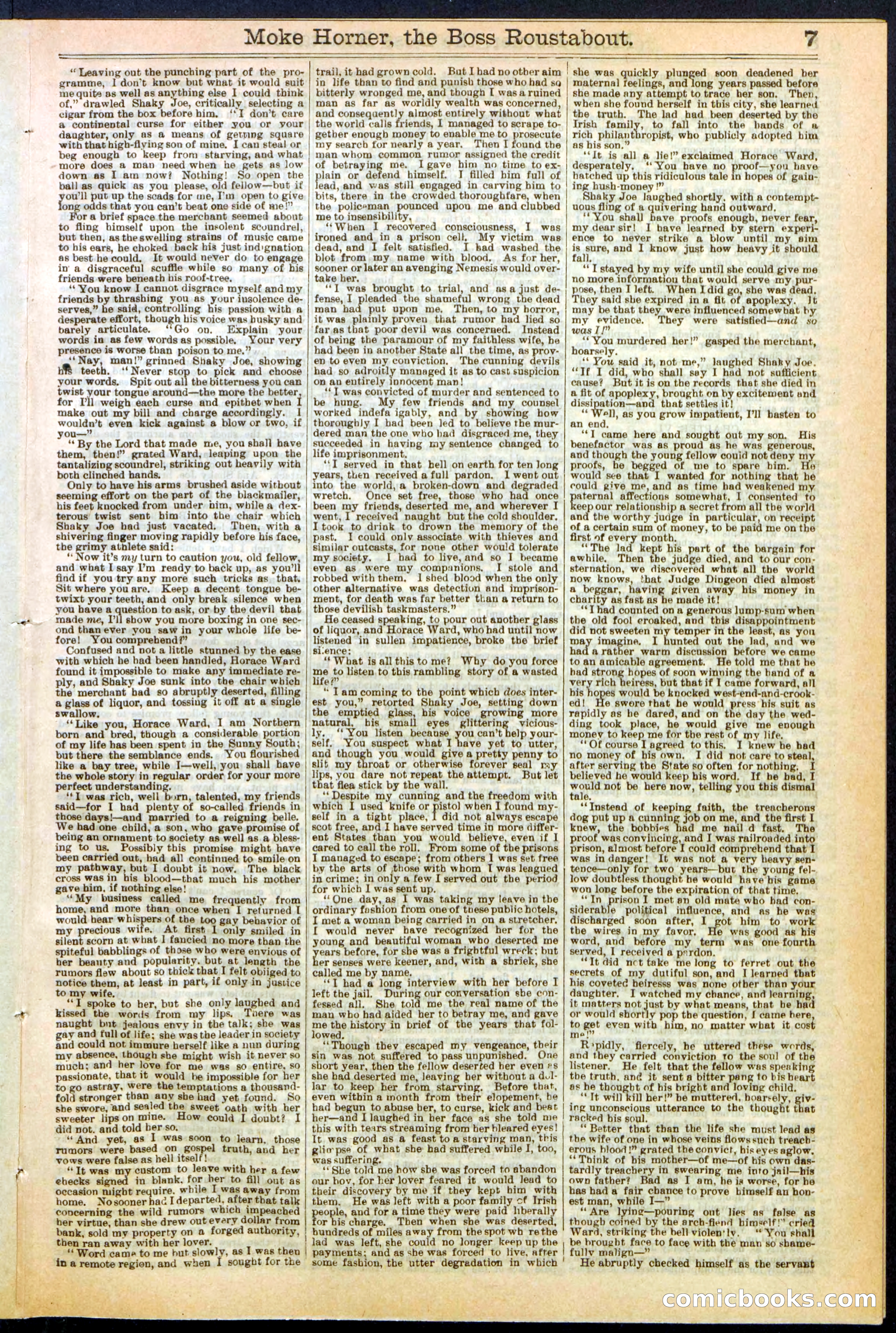 Beadle's New York Dime Library, No. 292 — page 7 of 32