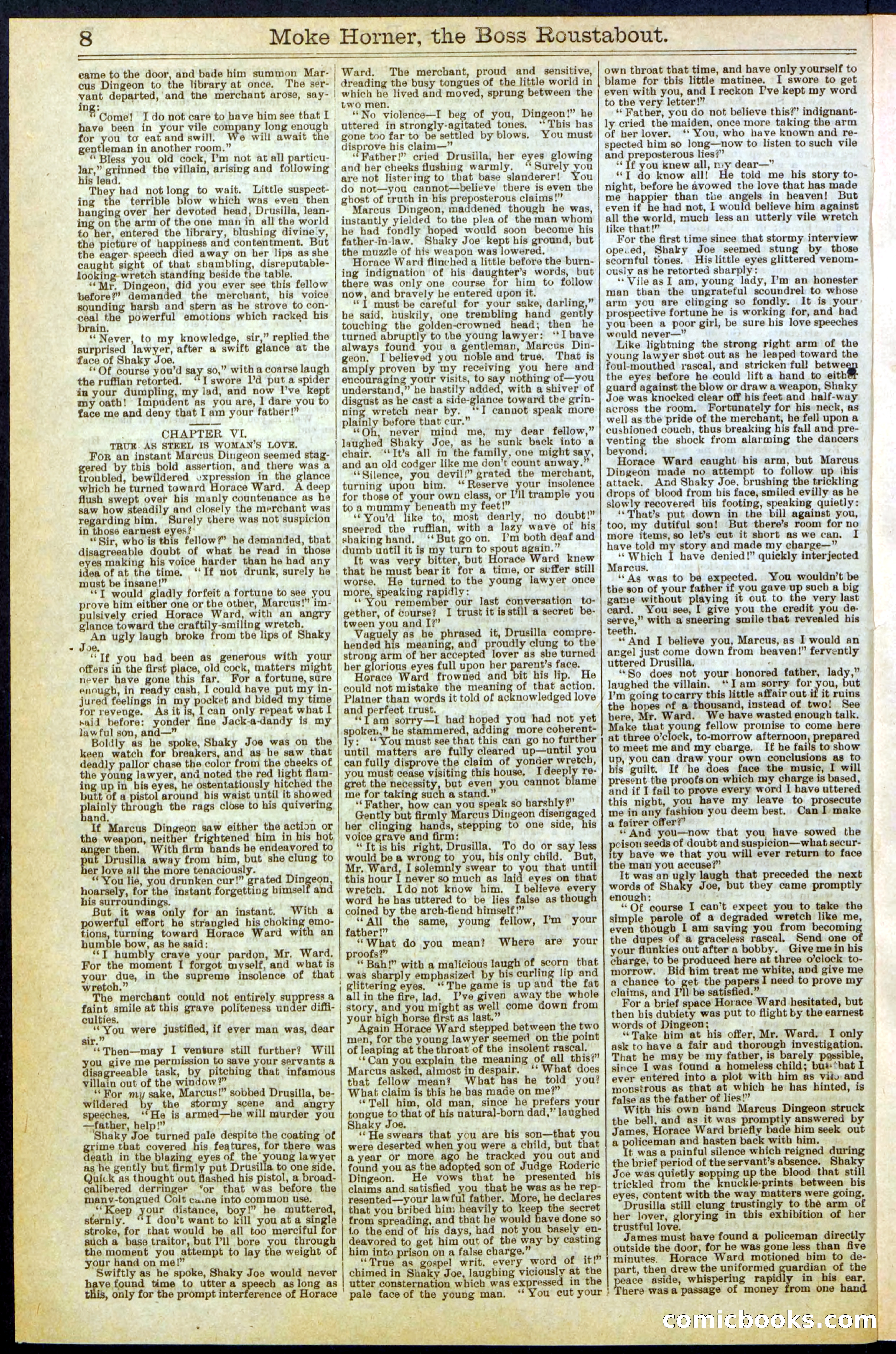 Beadle's New York Dime Library, No. 292 — page 8 of 32