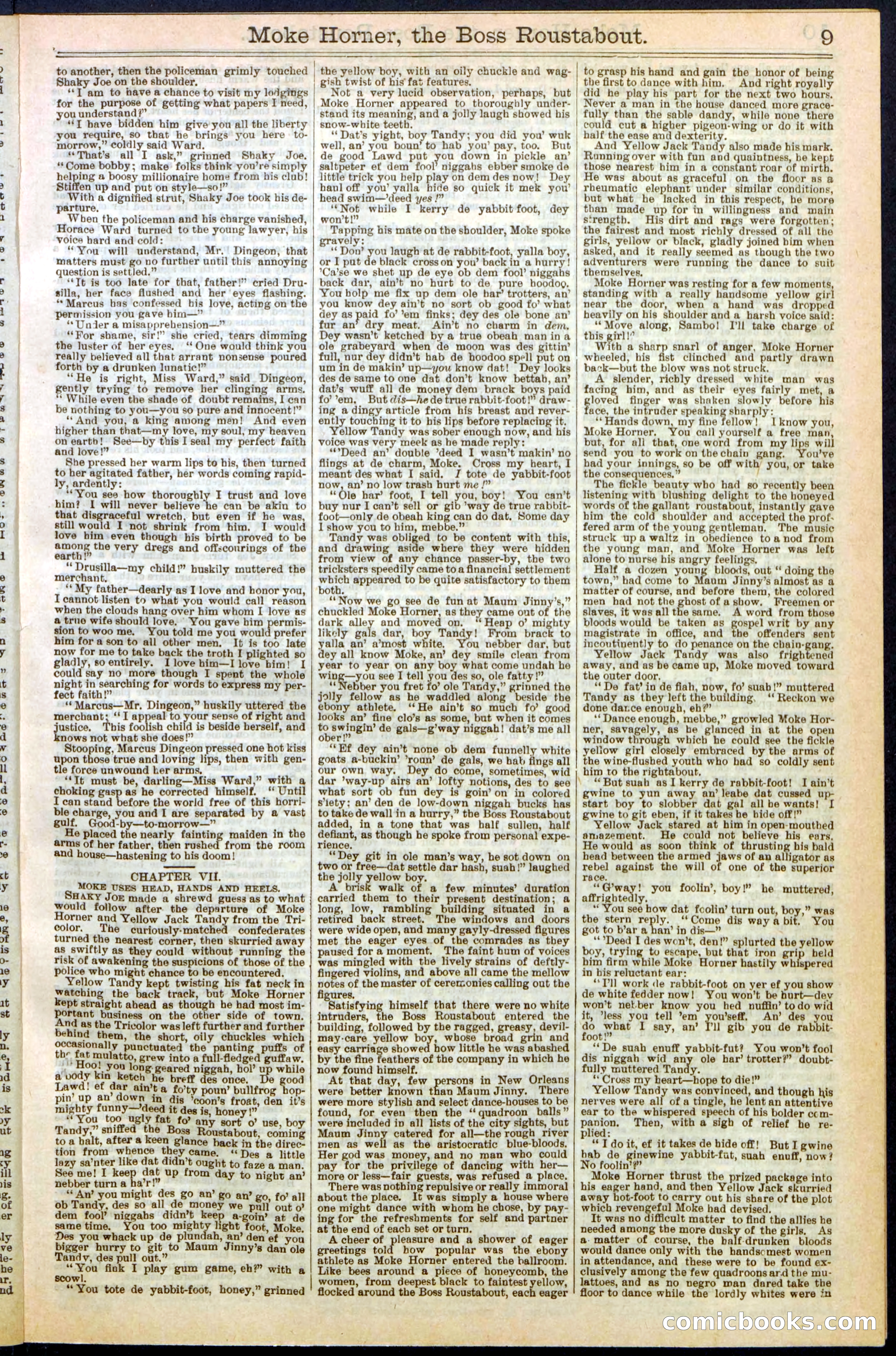 Beadle's New York Dime Library, No. 292 — page 9 of 32