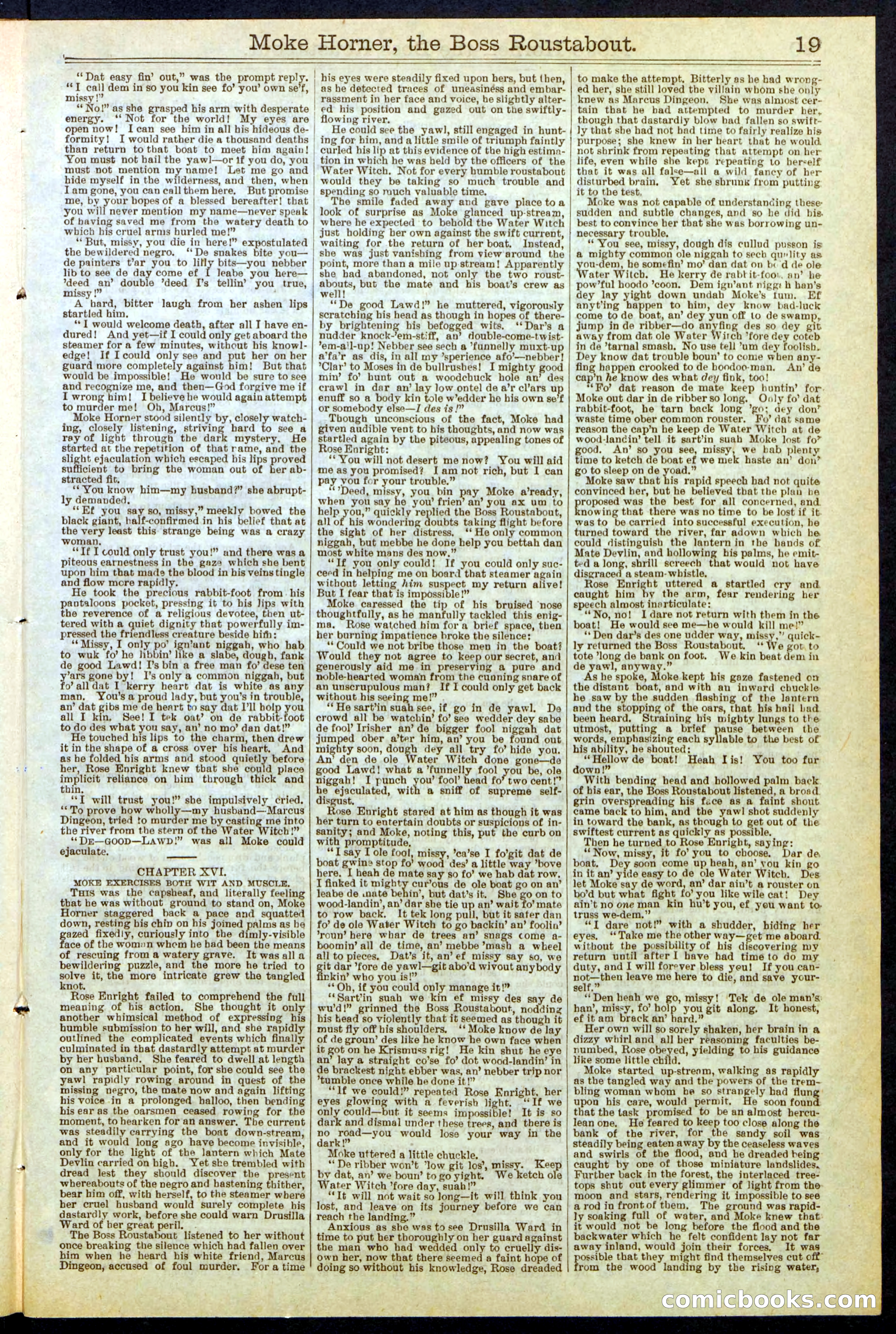 Beadle's New York Dime Library, No. 292 — page 19 of 32
