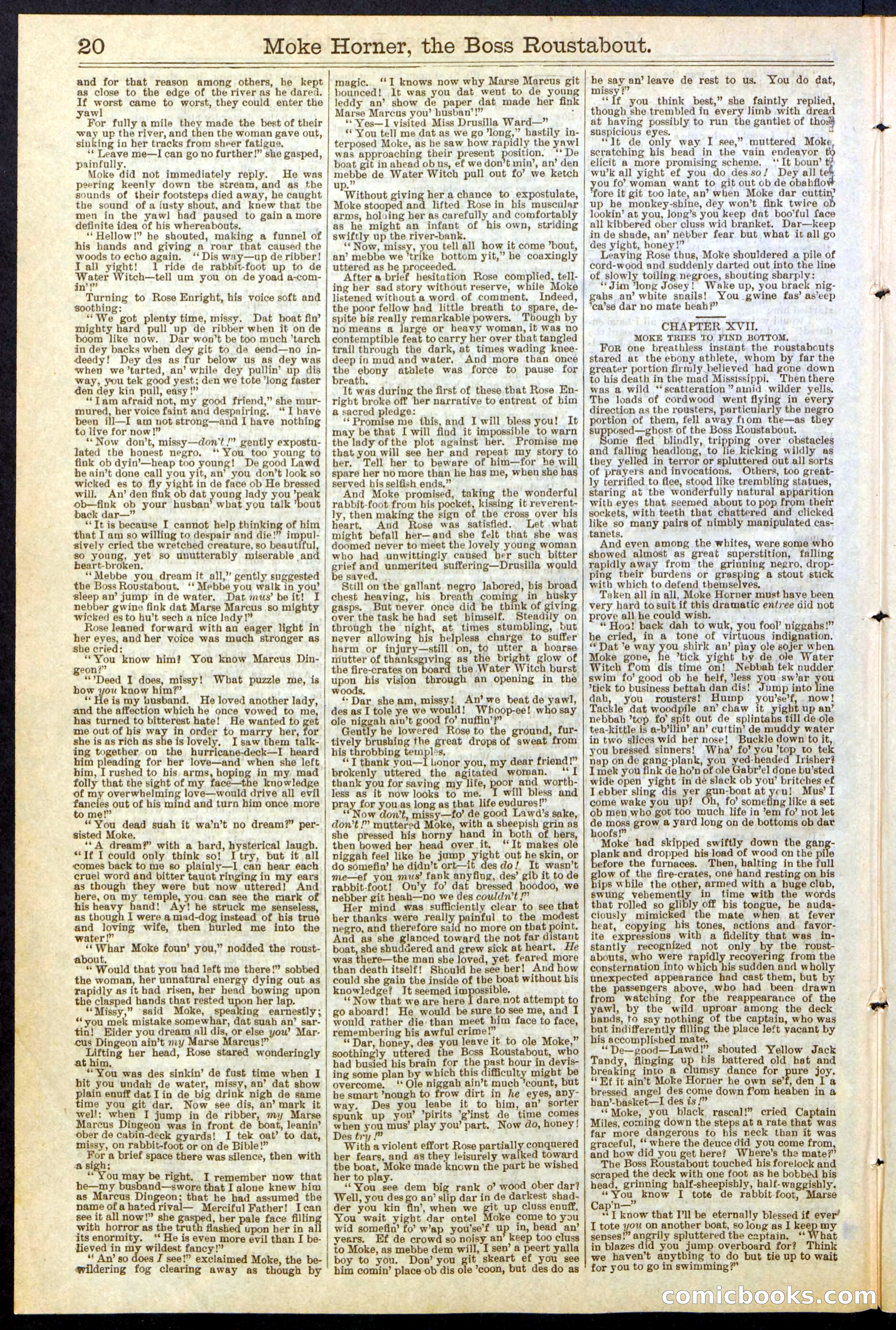 Beadle's New York Dime Library, No. 292 — page 20 of 32