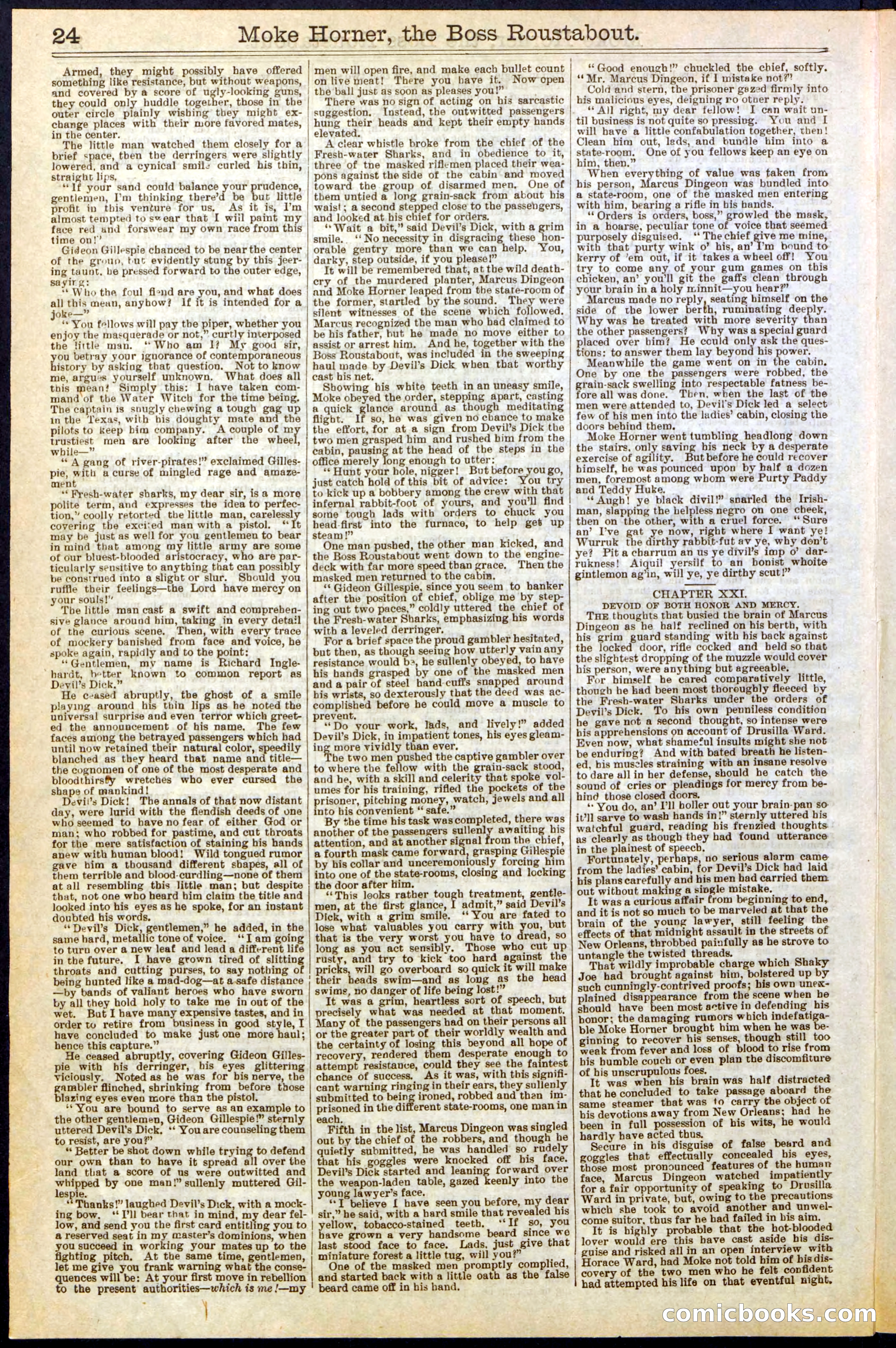 Beadle's New York Dime Library, No. 292 — page 24 of 32