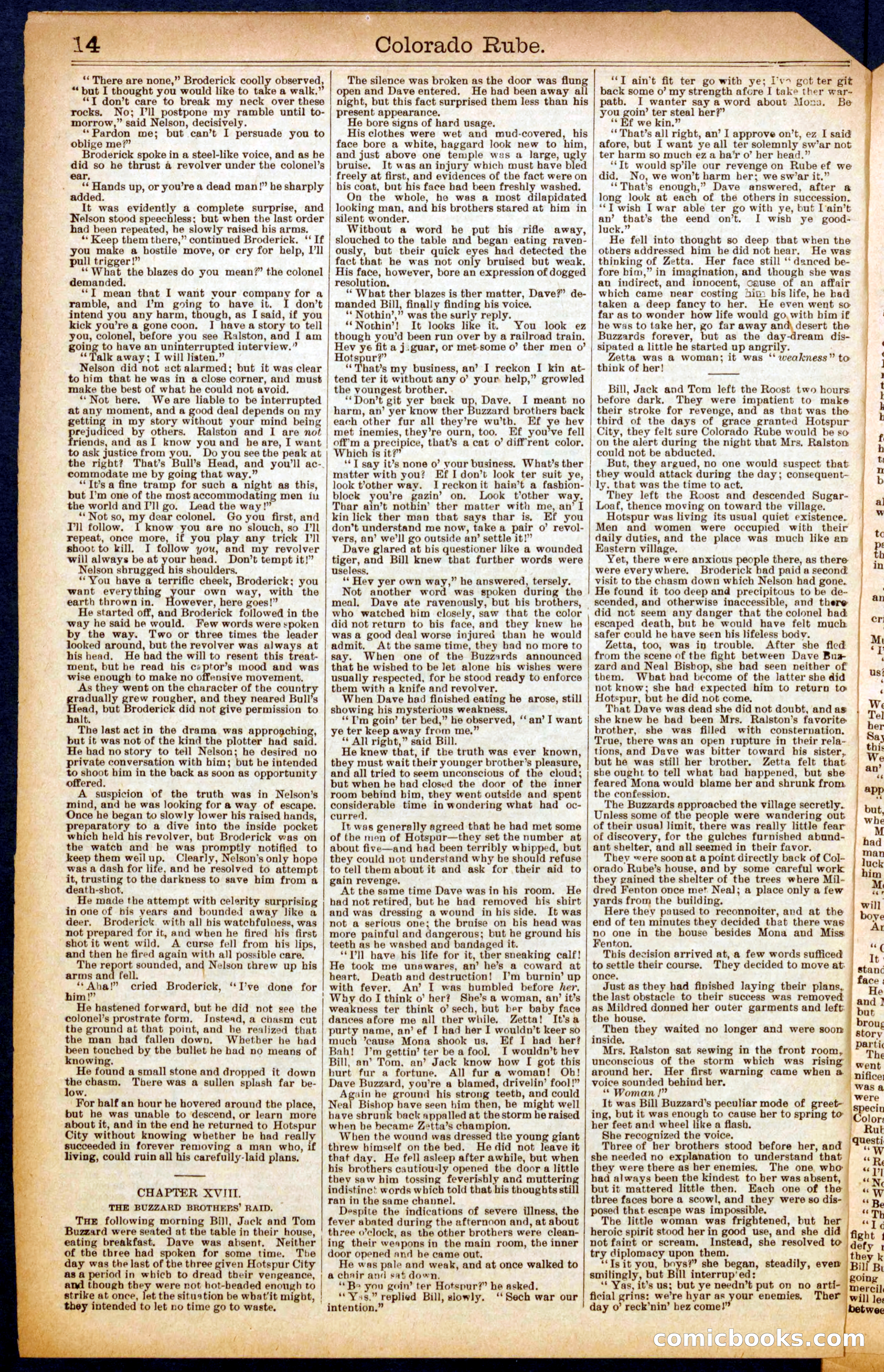 Beadle's Dime Library No. 297 — page 14 of 32