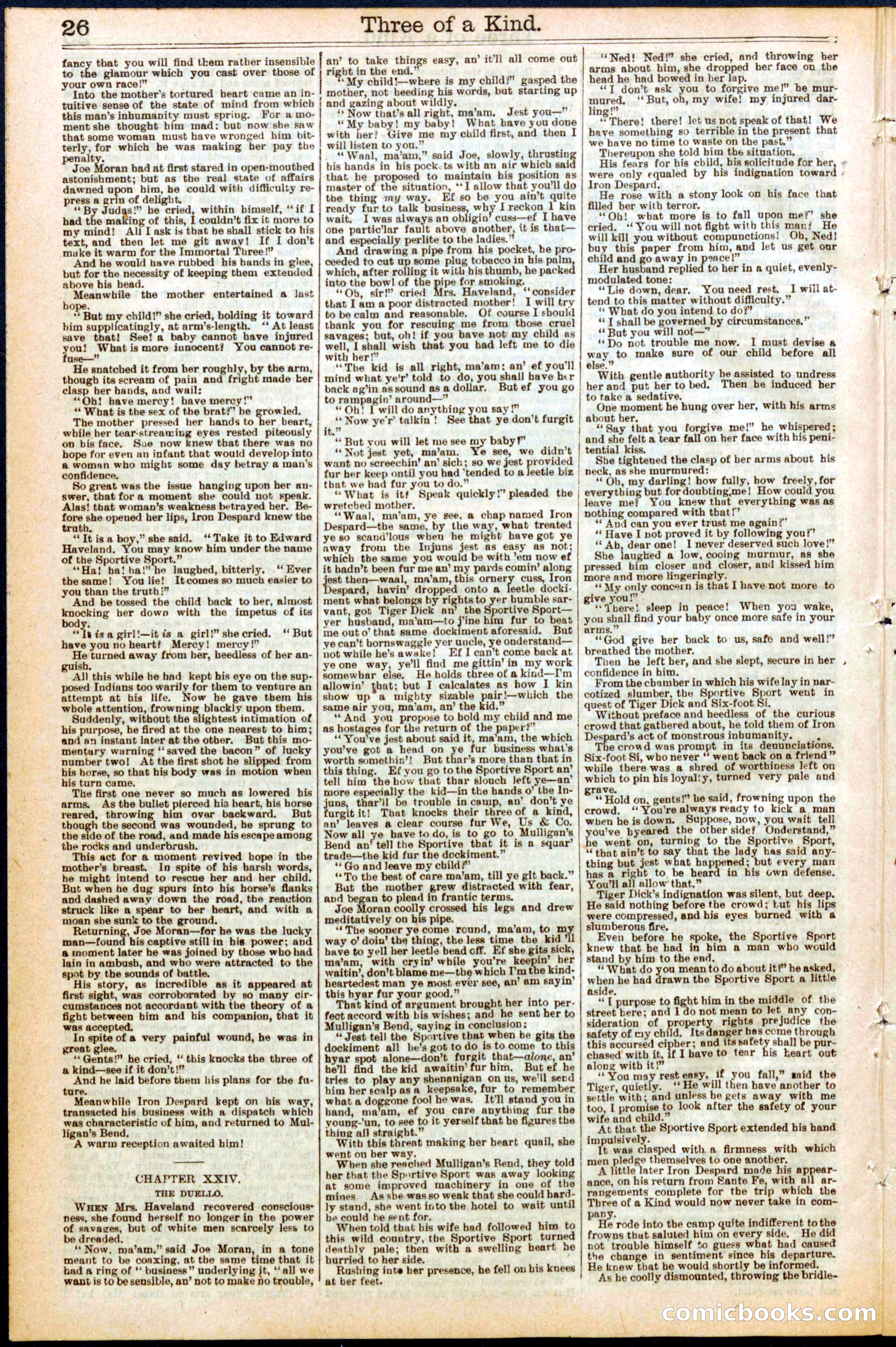Beadle's Dime Library No. 299 — page 26 of 32