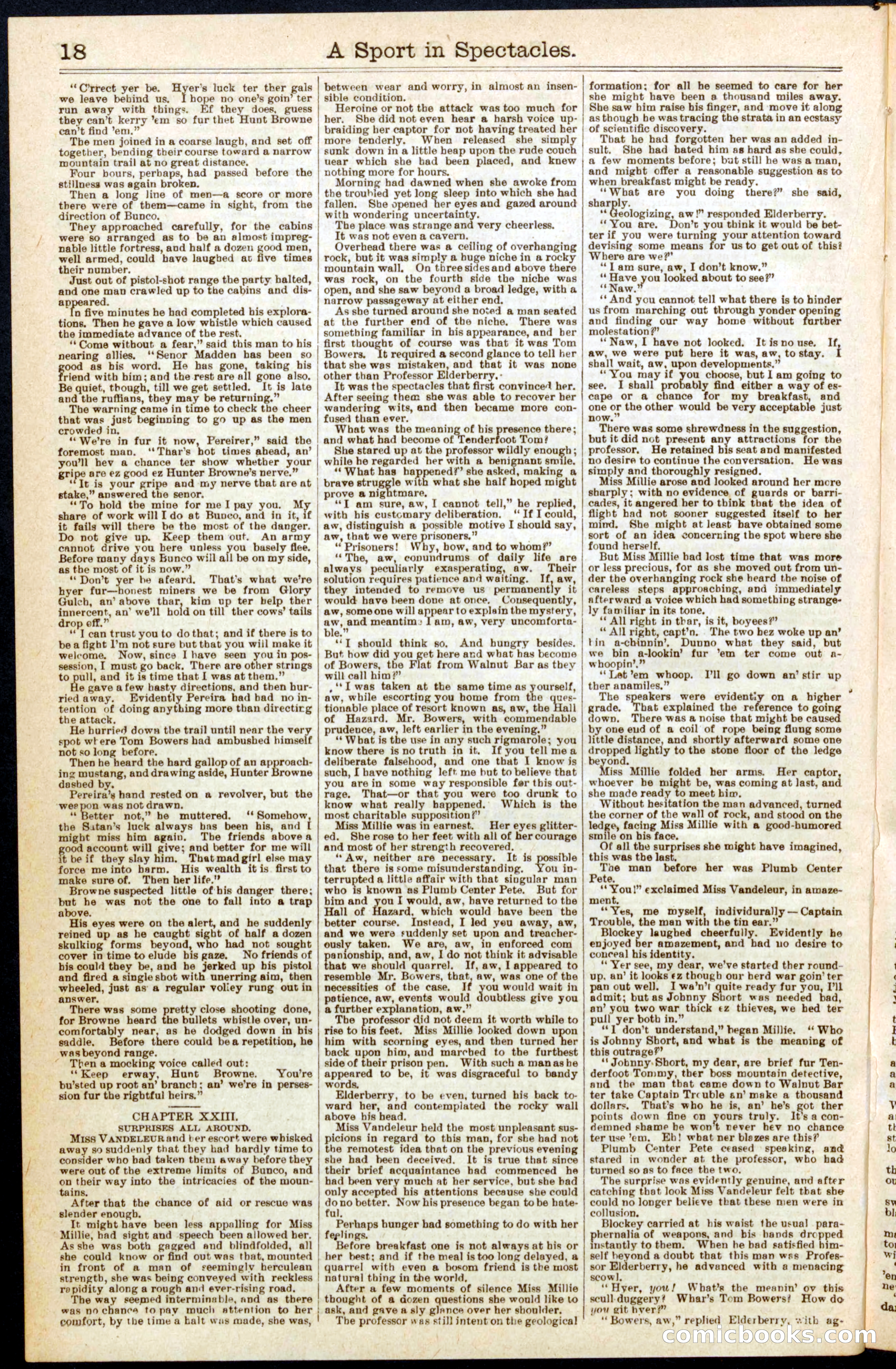 Beadle's New York Dime Library No. 300 — page 18 of 32