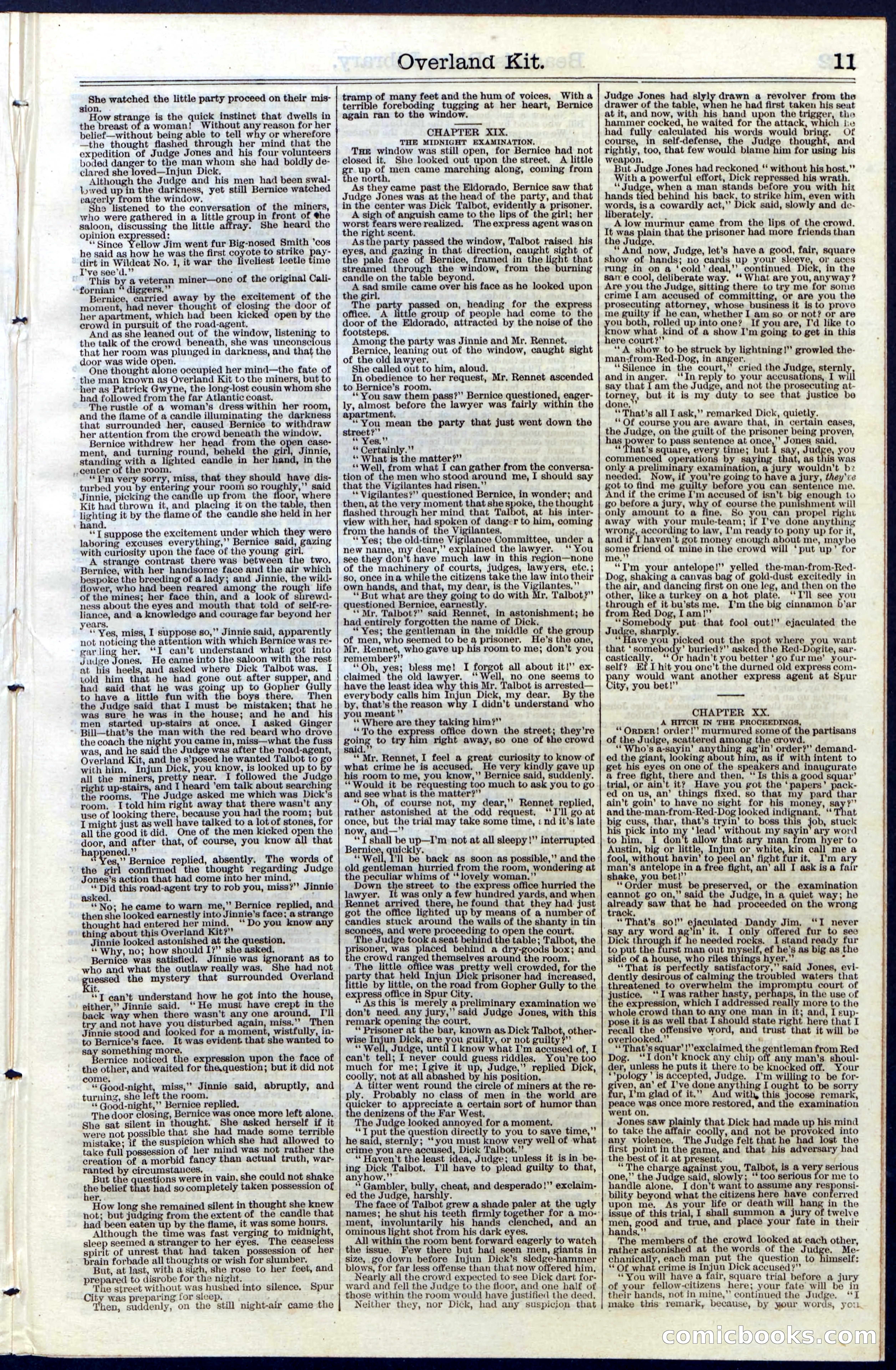 Beadle's Dime Library, Vol. III, No. 33 — page 11 of 24
