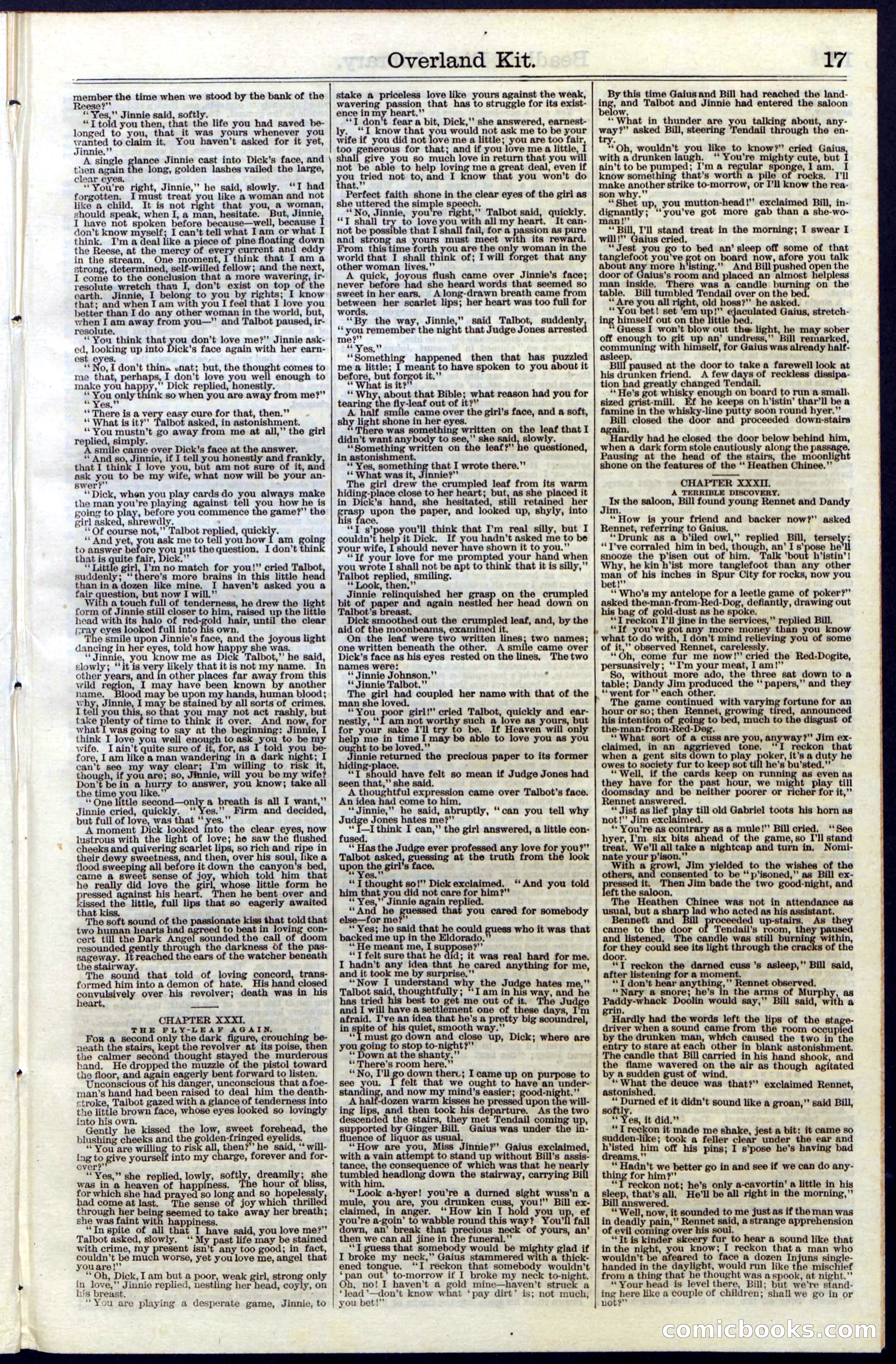 Beadle's Dime Library, Vol. III, No. 33 — page 17 of 24
